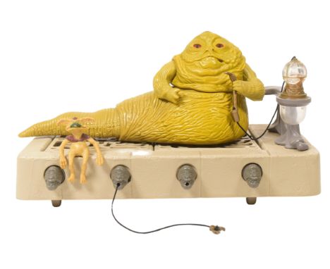 Star Wars - an original vintage 1983 Kenner / Palitoy made action figure playset ' Jabba The Hutt Action Playset '. 100% comp