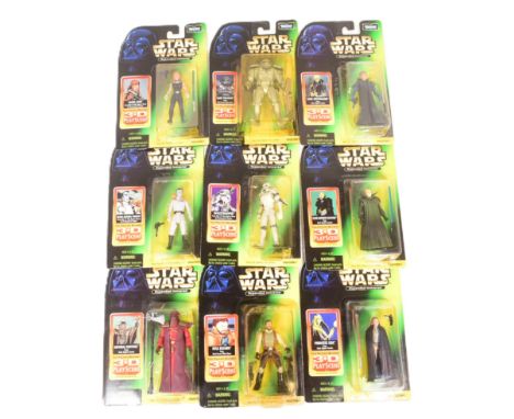 Star Wars - Expanded Universe - a collection of x9 vintage 1998 Kenner made POTF carded MOC action figures. Includes: Grand A