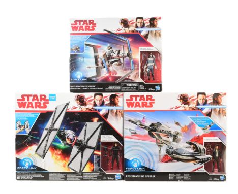 Star Wars - Force Link - x3 2016 Hasbro made Force Link 3.75" scale action figure playsets - all brand new, sealed. Includes: