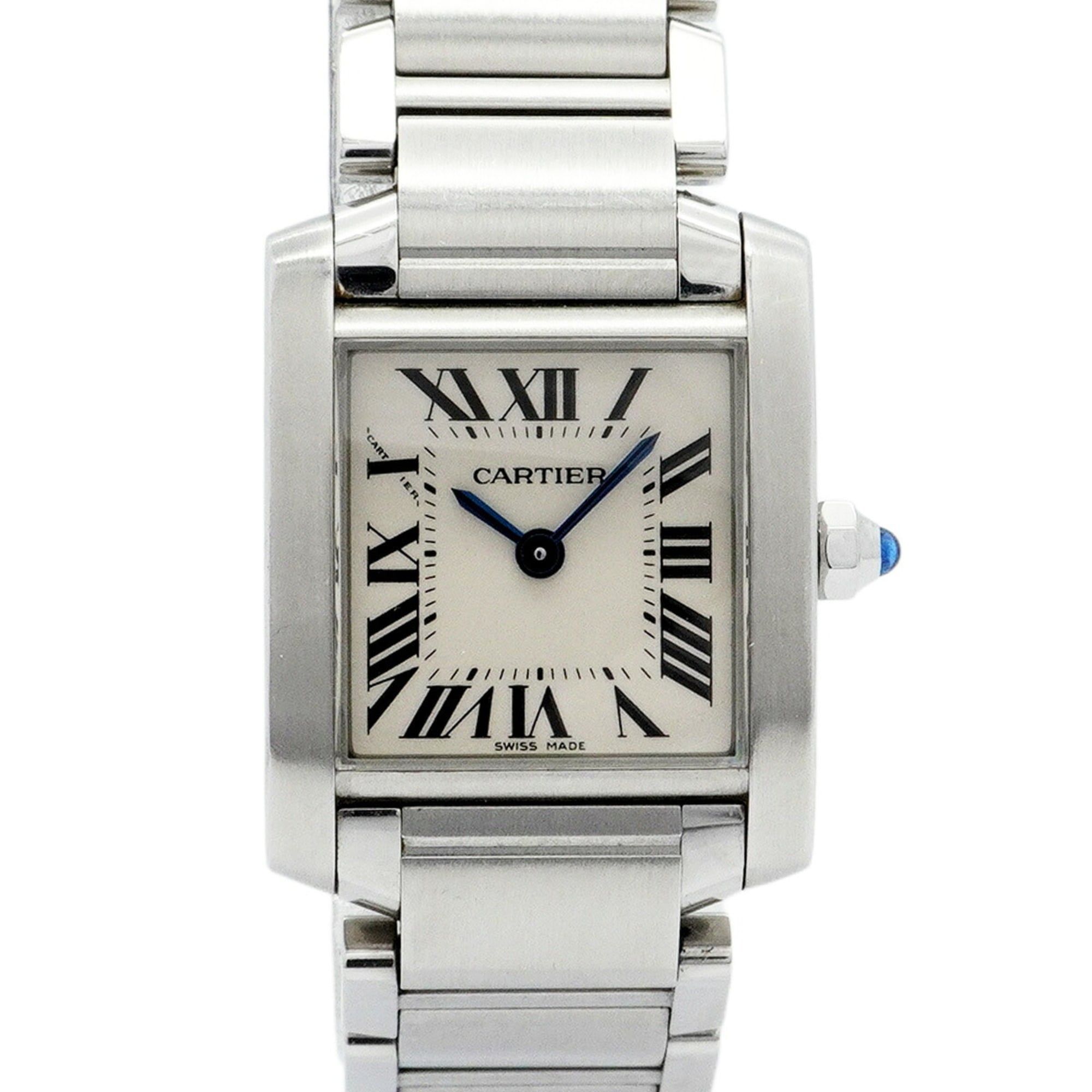 Cartier Tank Française SM W51008Q3 Ivory Dial Women's Watch
