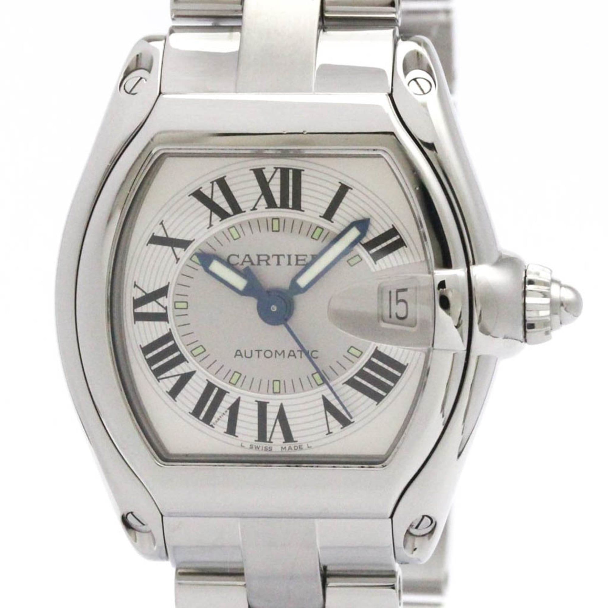 CARTIER Cartier Roadster LM Automatic Mens Watch W62000V3 Polished