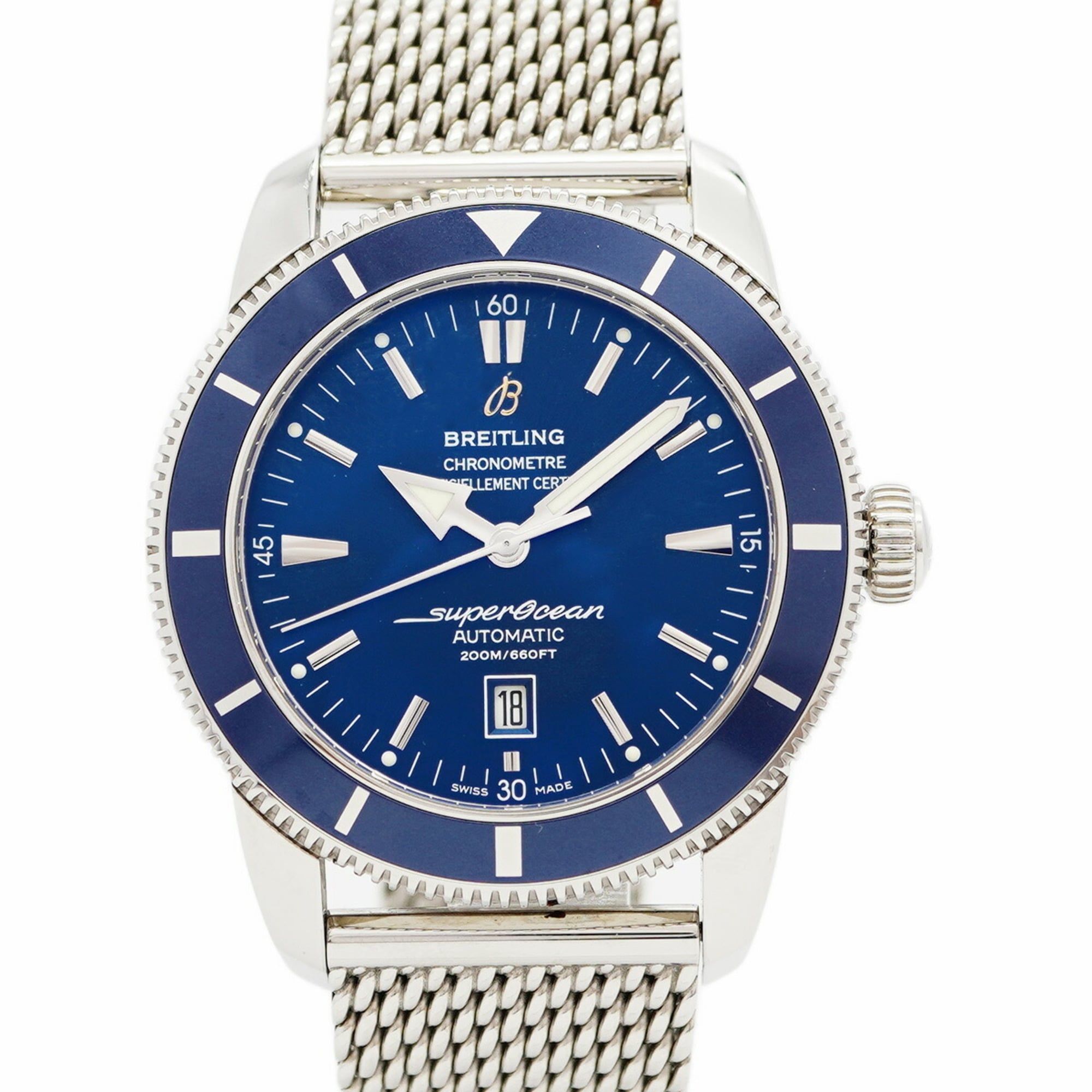 Breitling Superocean A17320 Blue Dial Men's Watch