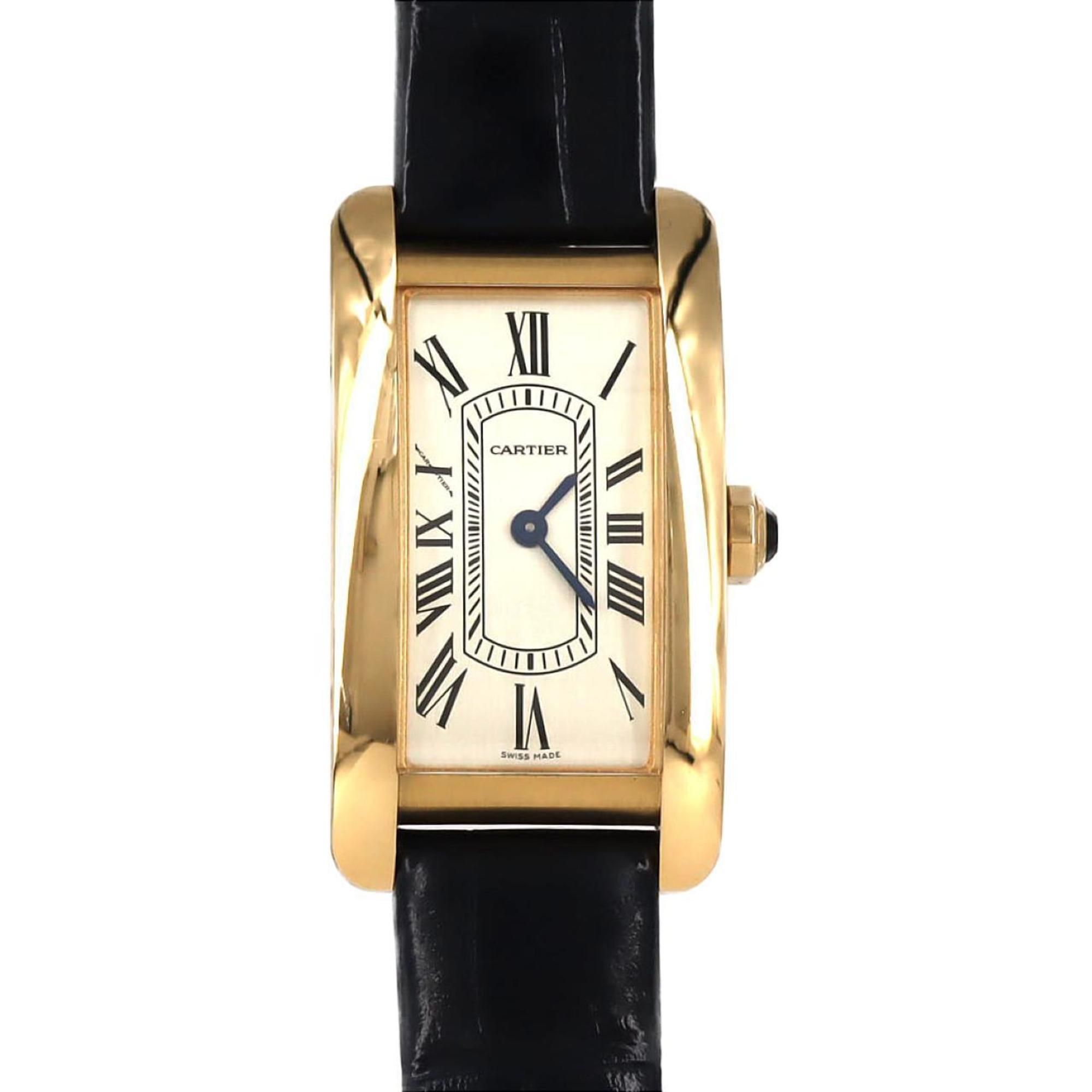 Cartier Tank Américaine SM YG WGTA0299 Quartz Watch