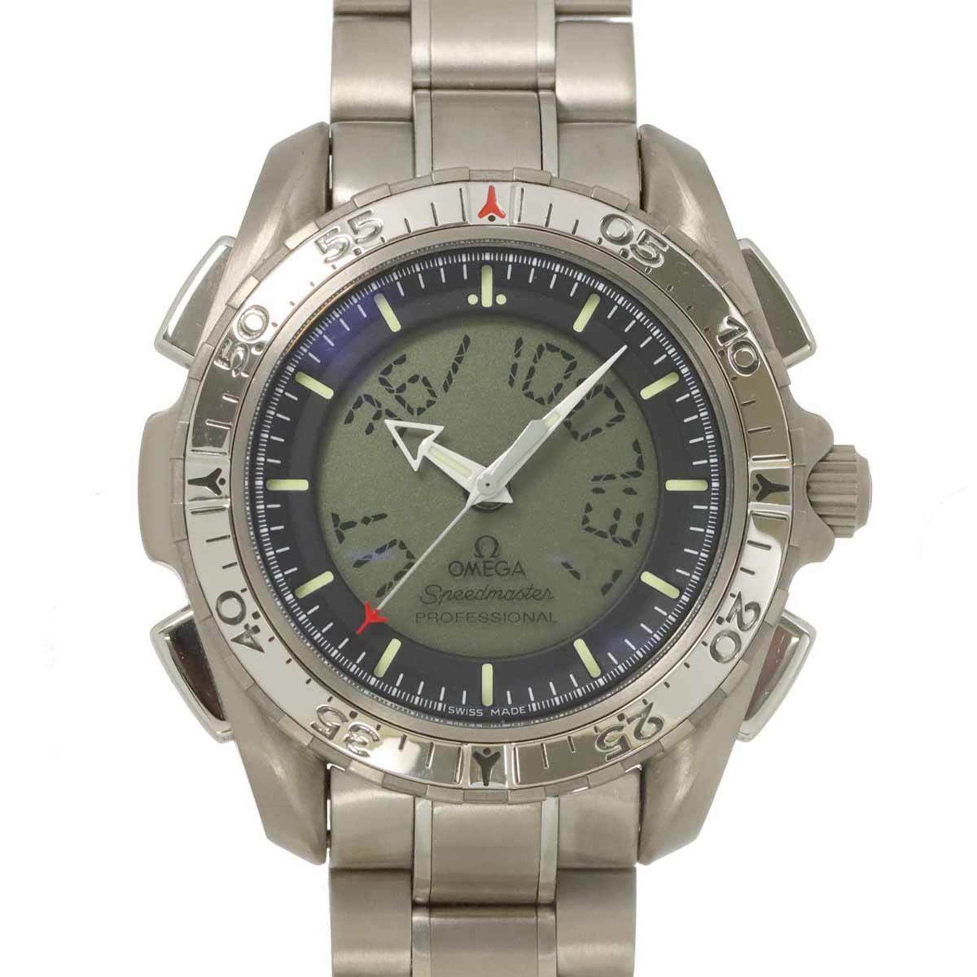 OMEGA Speedmaster X-33 3290.50 Digi-Analog Chronograph Men's Titanium Quartz Watch
