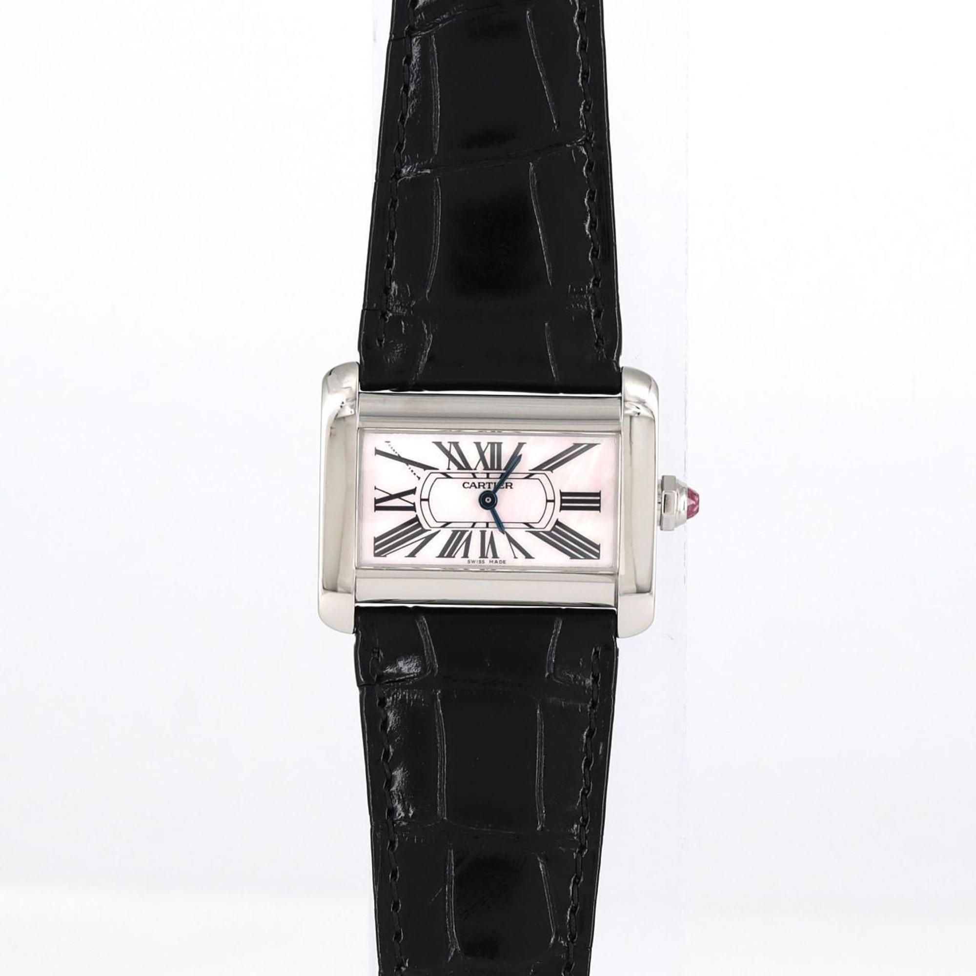 Cartier Mini Tank Divan W6301455 Stainless Steel Quartz Watch