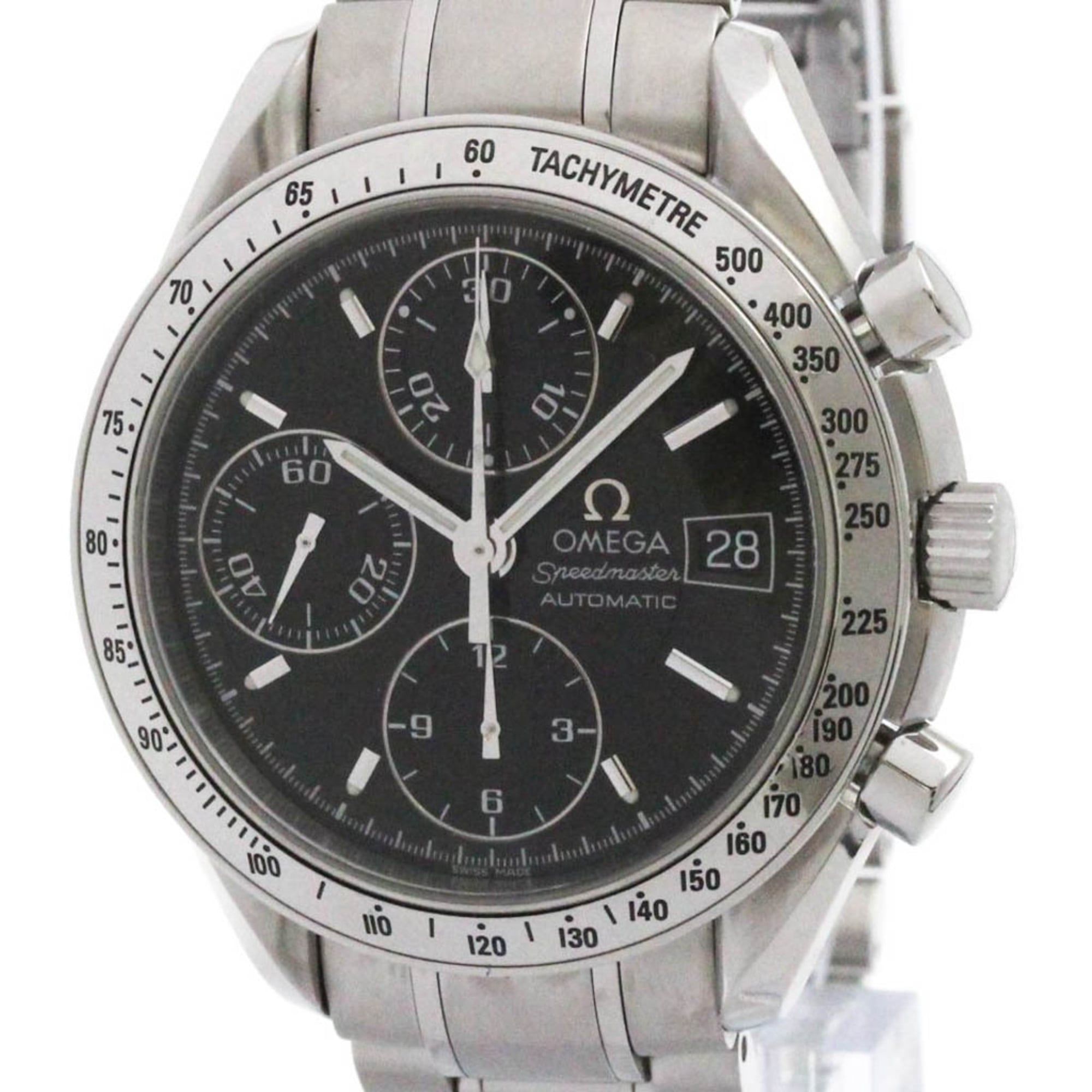 OMEGA Speedmaster Date Steel Automatic Mens Watch 3513.50 Polished
