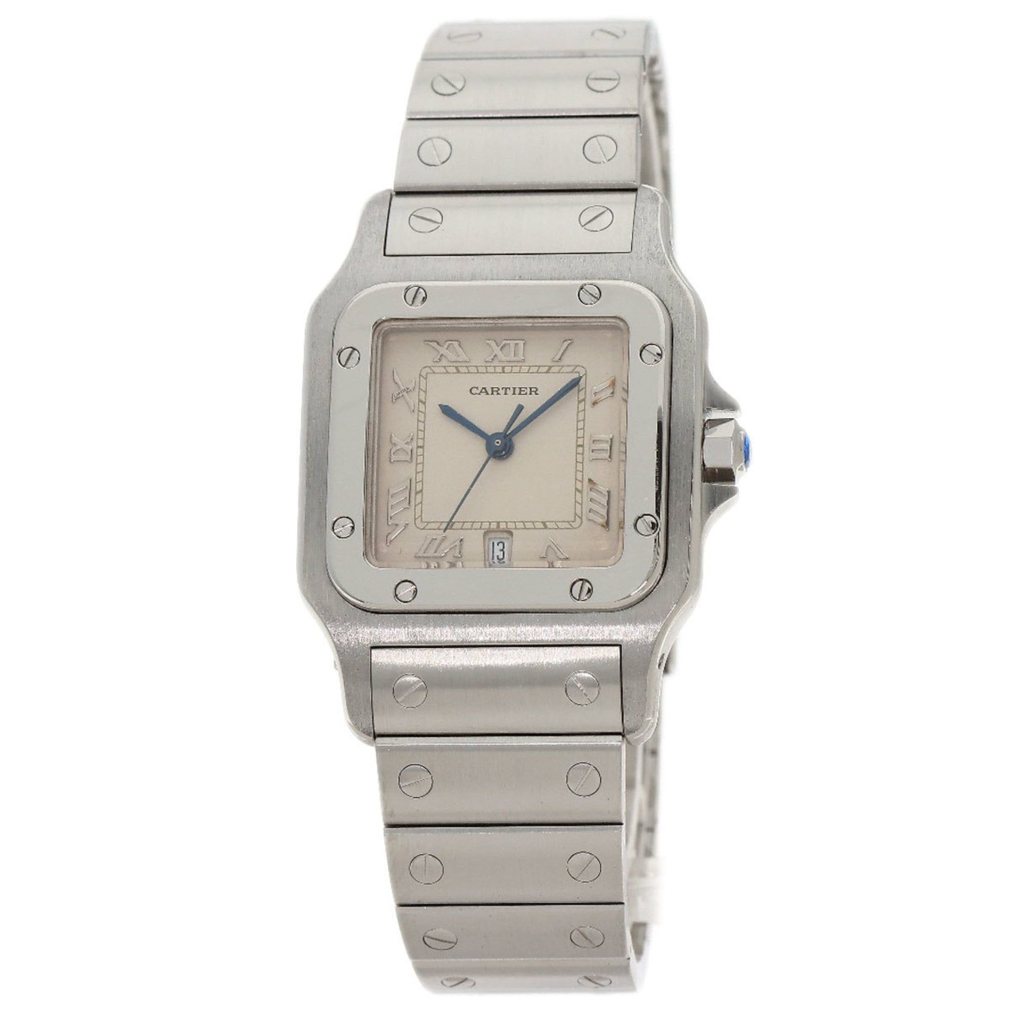 Cartier W20018D6 Santos Galbe LM Old Belt Watch Stainless Steel SS Men's CARTIER