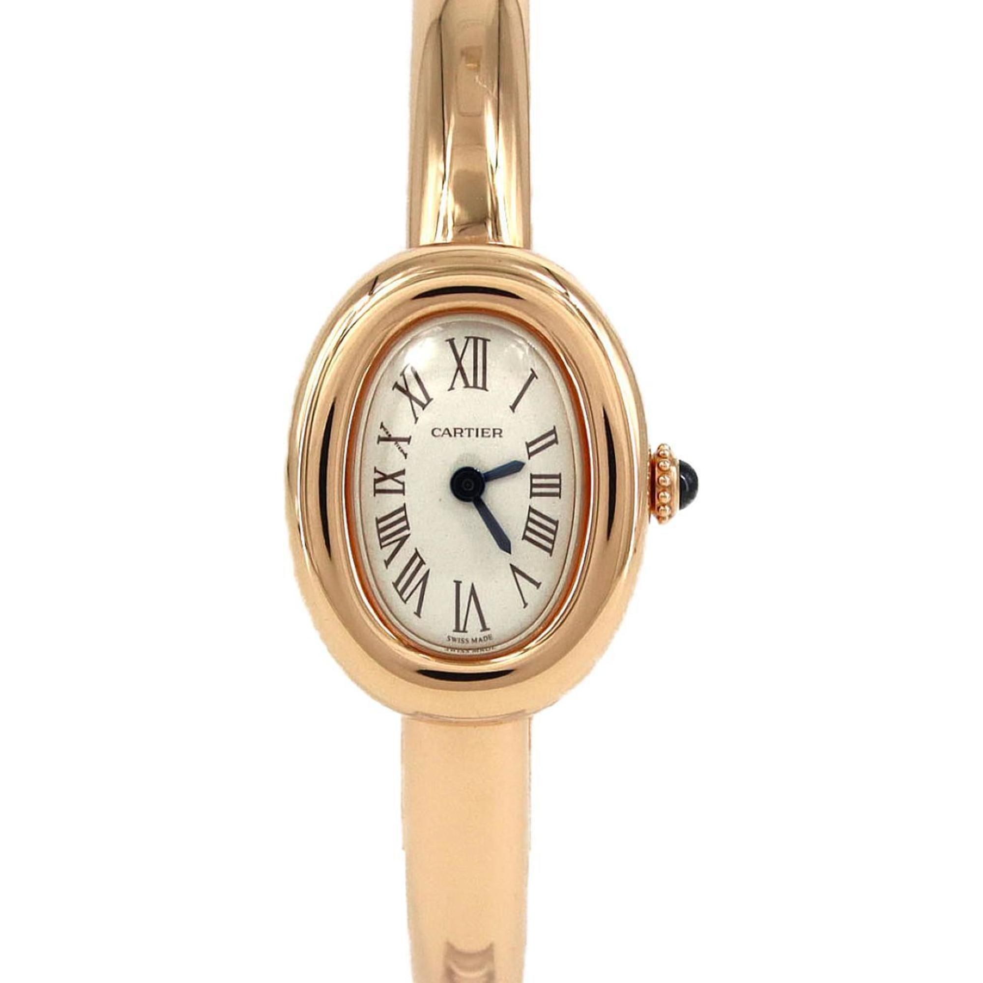 Cartier Mini Baignoire PG, Size 16 WGBA0020 PG/RG Quartz Wristwatch