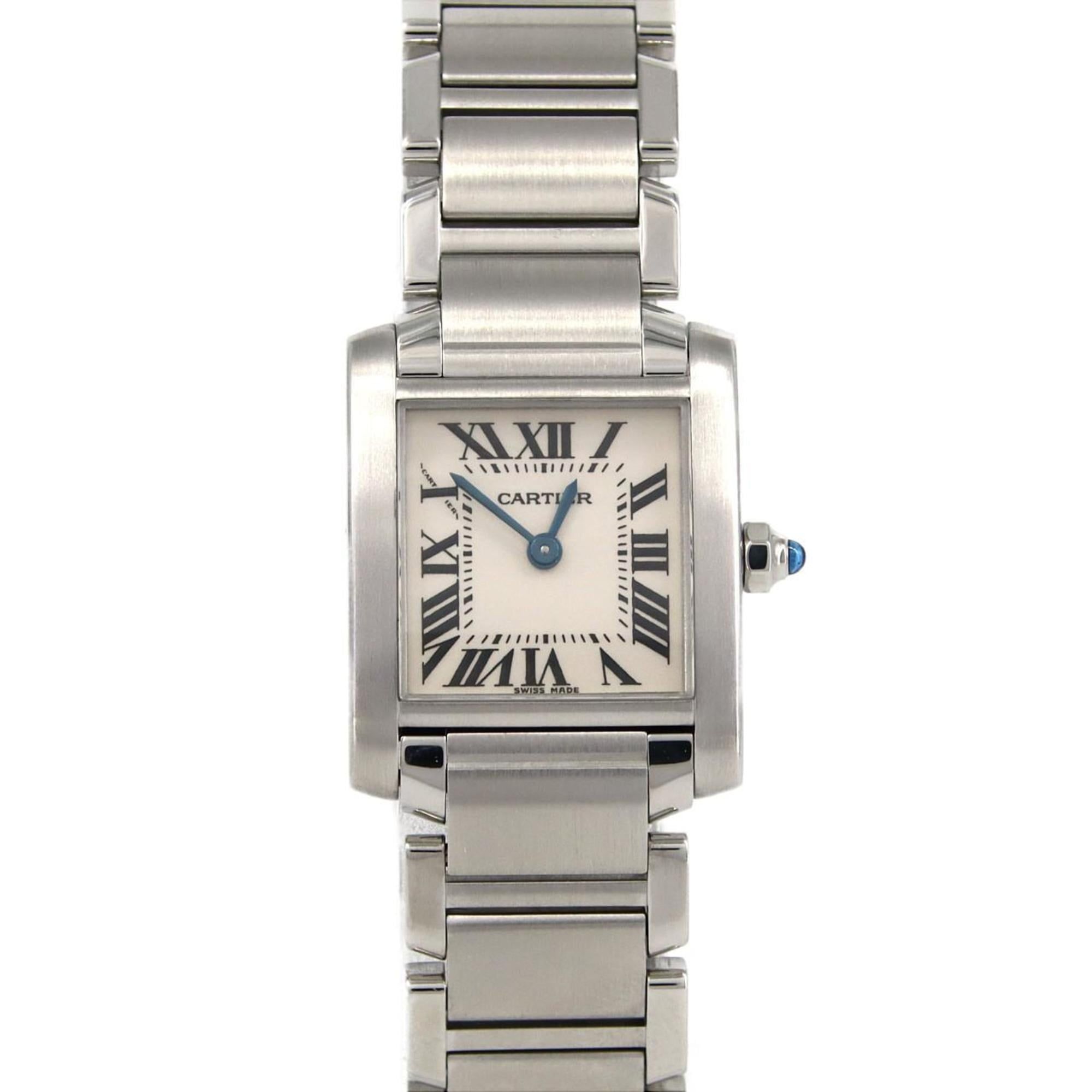 Cartier Tank Francaise SM W51008Q3 SS Wristwatch Quartz