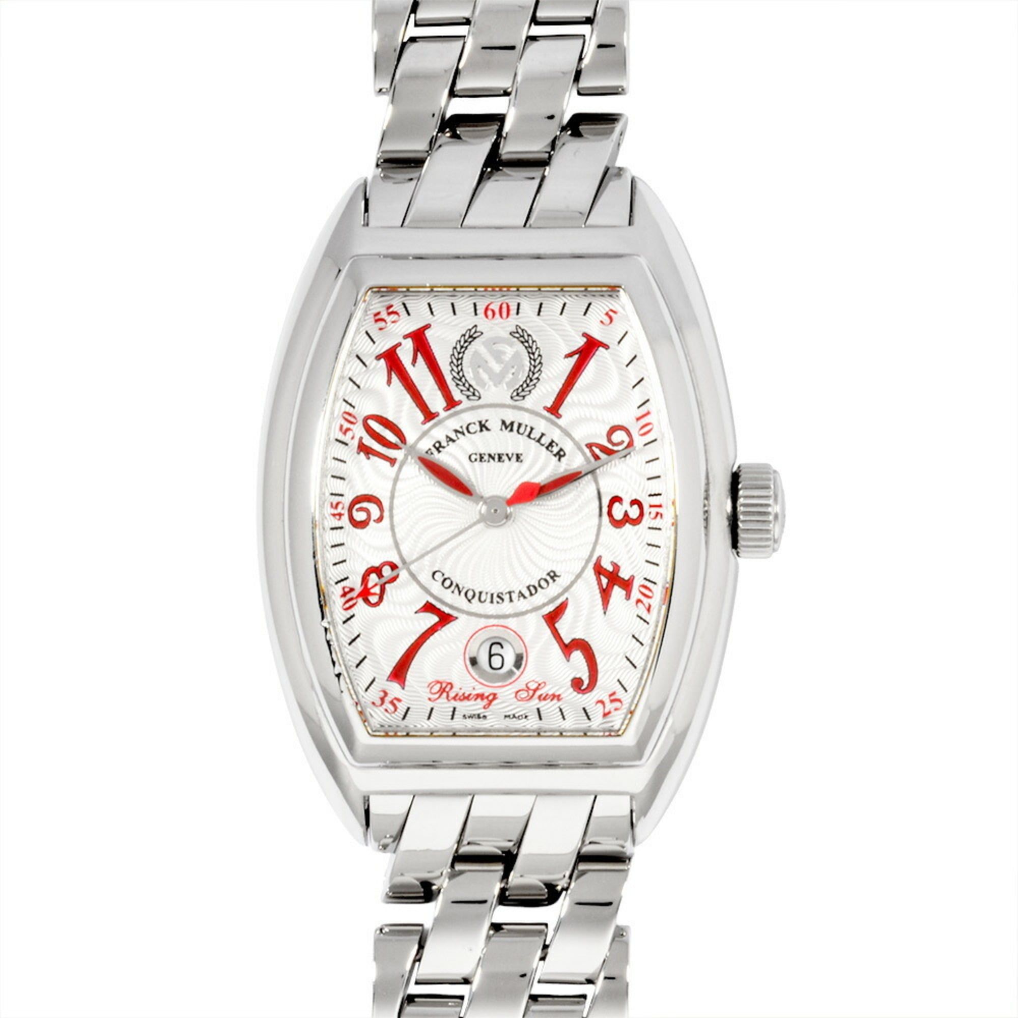 Franck Muller 8005HSC Conquistador Rising Sun Men's Watch with Silver Dial