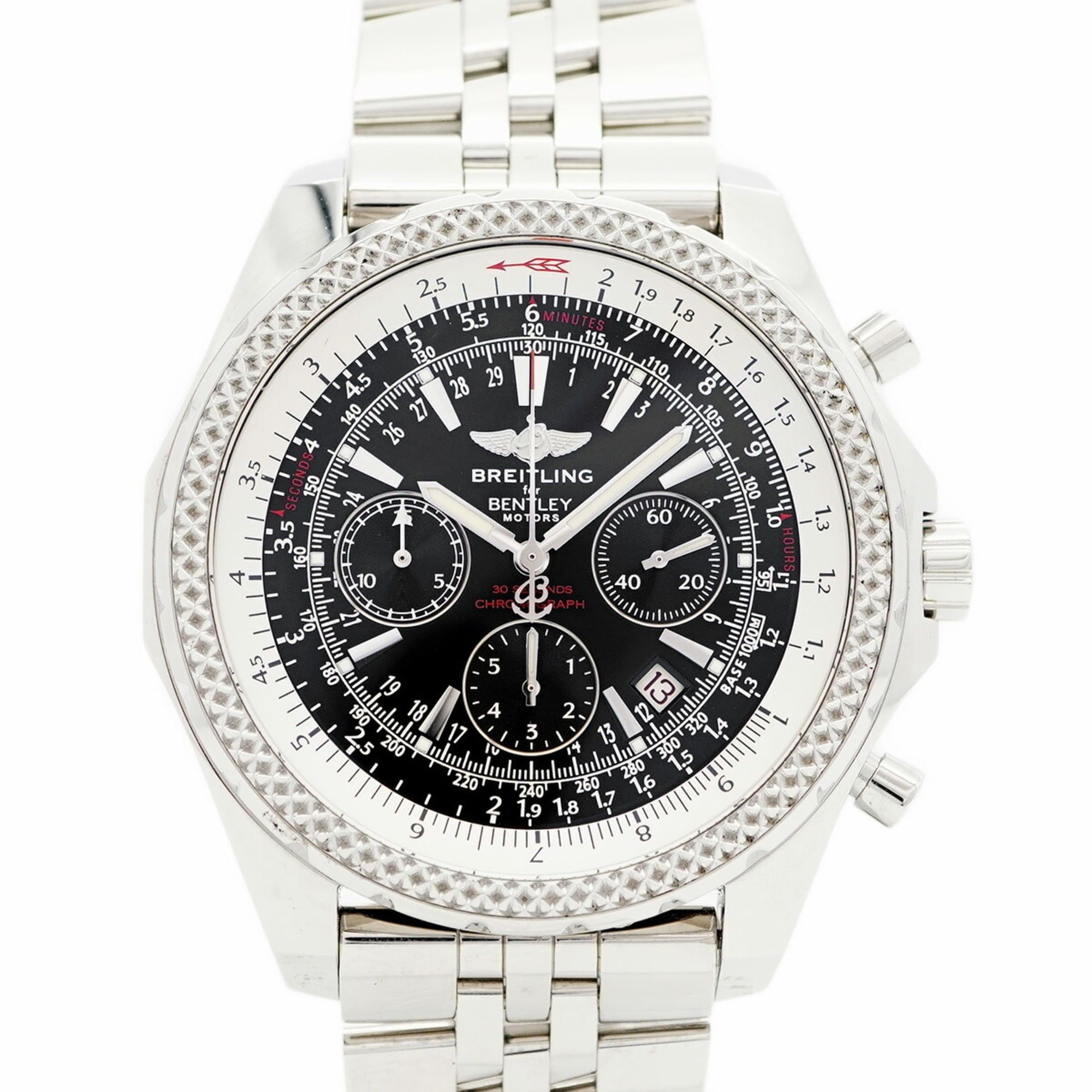 Breitling Bentley Motors A25362 Men's Black Dial Watch