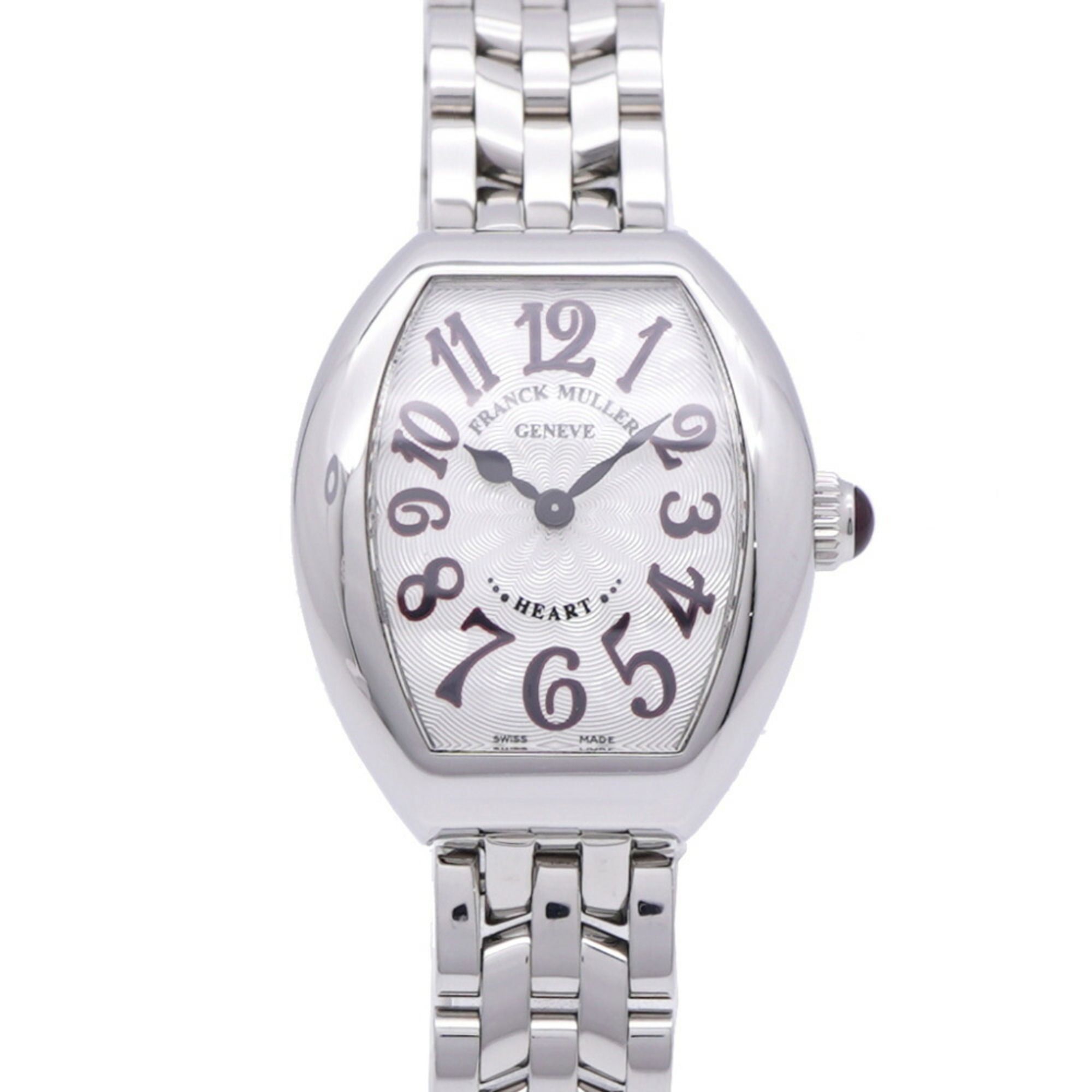 Franck Muller Heart to 5002SJA Quartz Watch SS Silver Dial 0173FRANCK MULLER Ladies