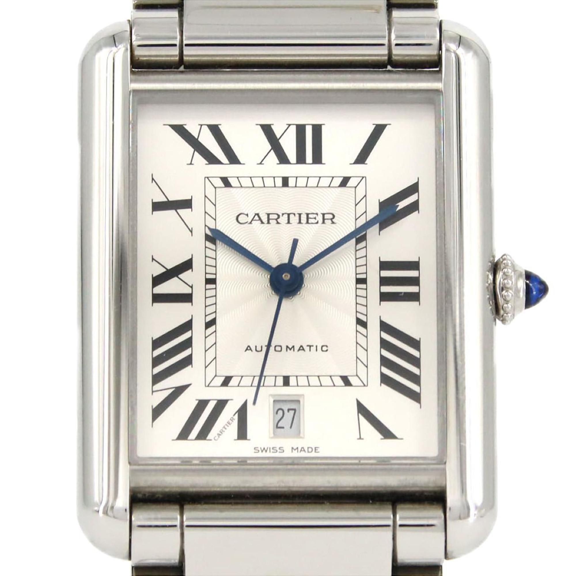 Cartier Tank Must XL WSTA0053 Stainless Steel Automatic Watch