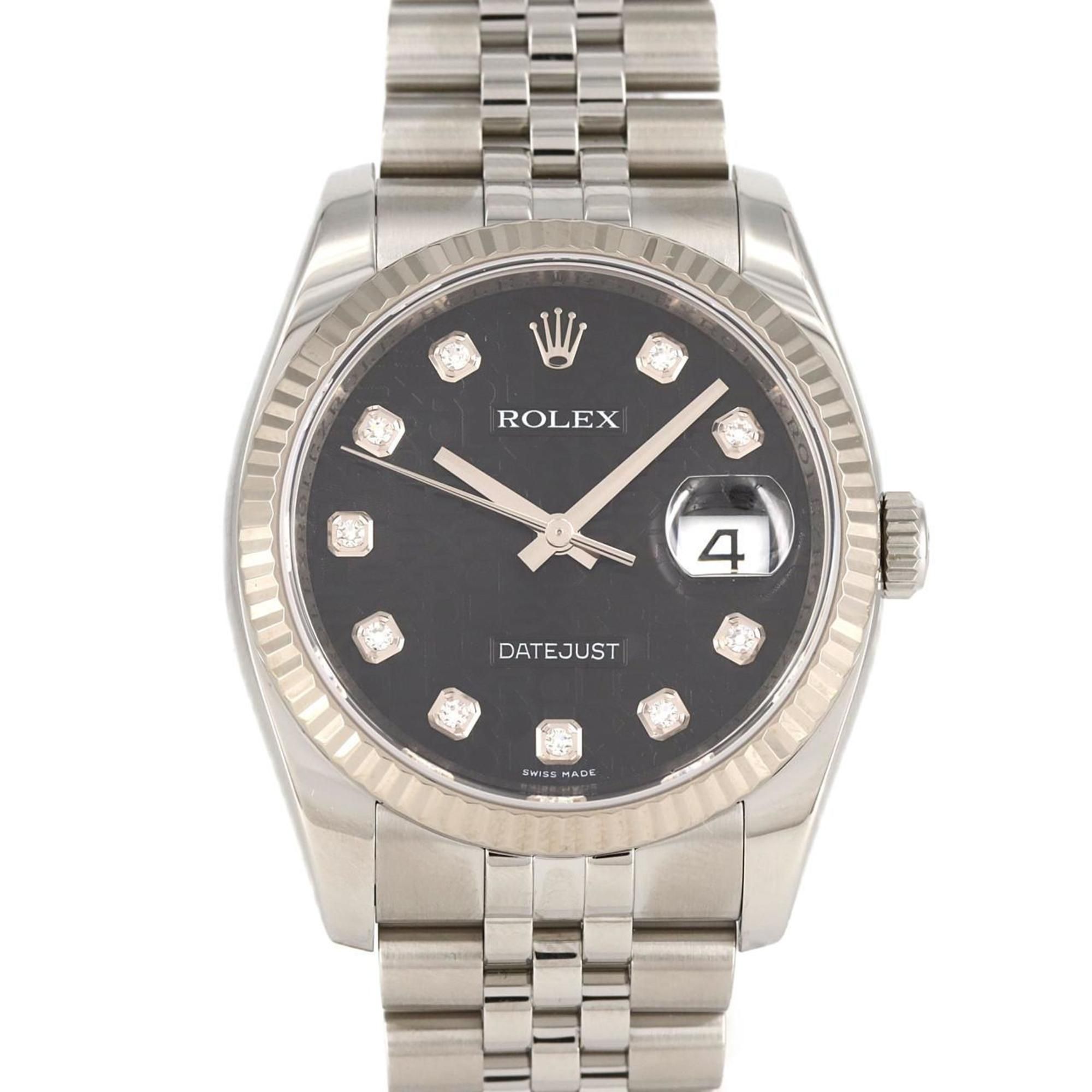 Rolex Datejust 116234G SSxWG Automatic Watch Z Series
