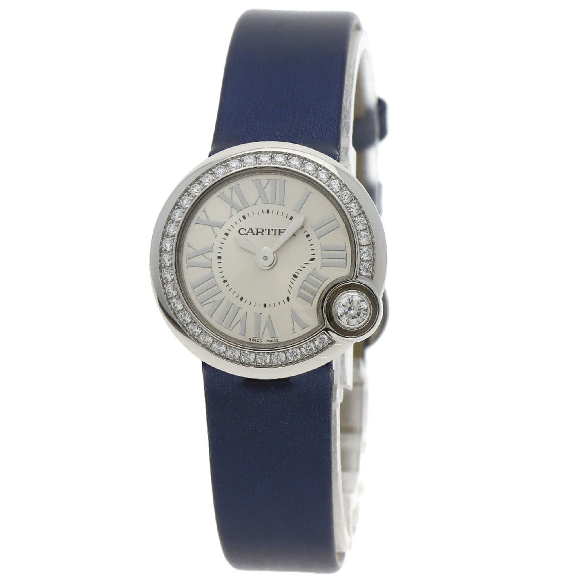Cartier W4BL0002 Ballon Blanc 26mm Stainless Steel/Leather Women's Watch