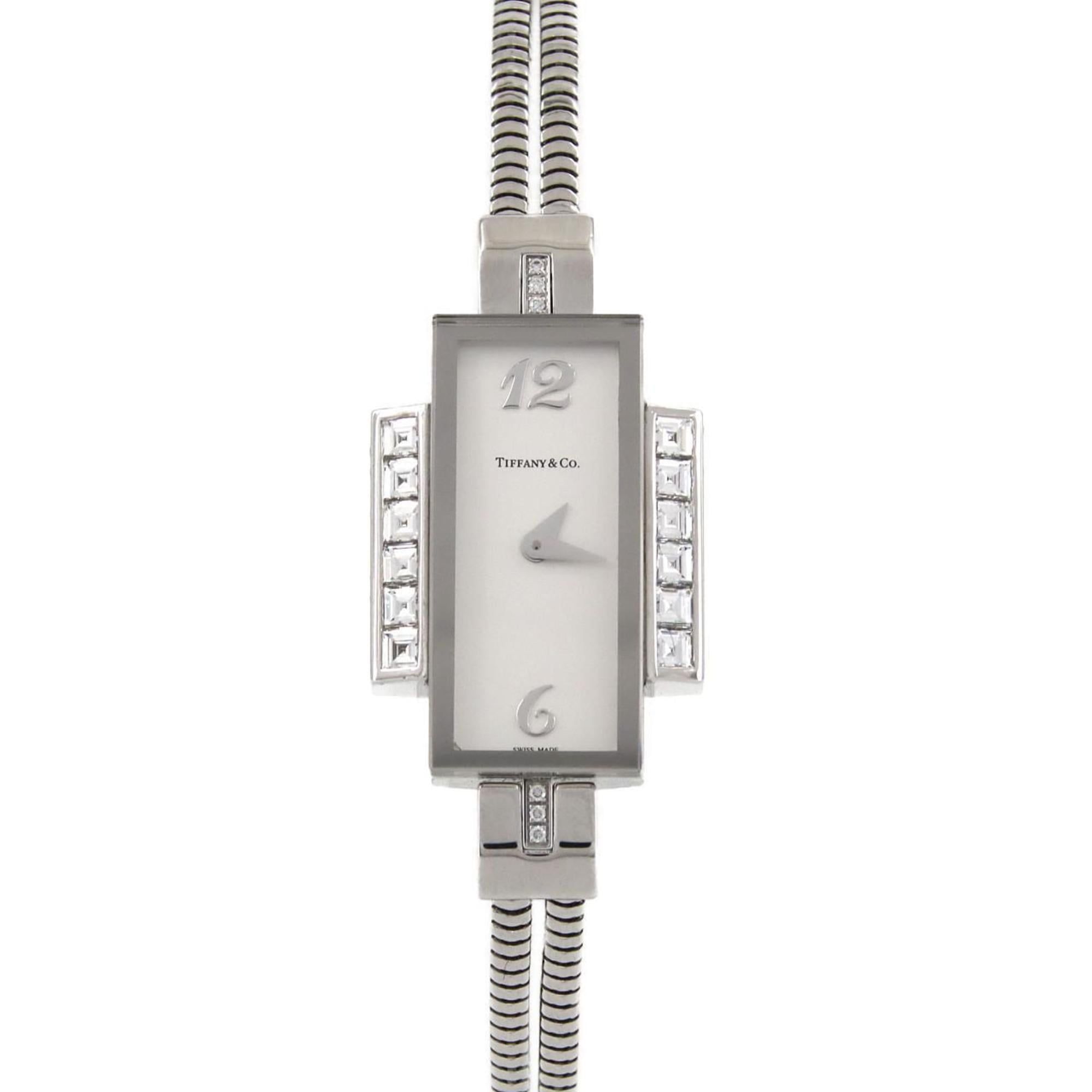 Tiffany Cocktail Watch, WG Baguette D, 18675293, Quartz Watch