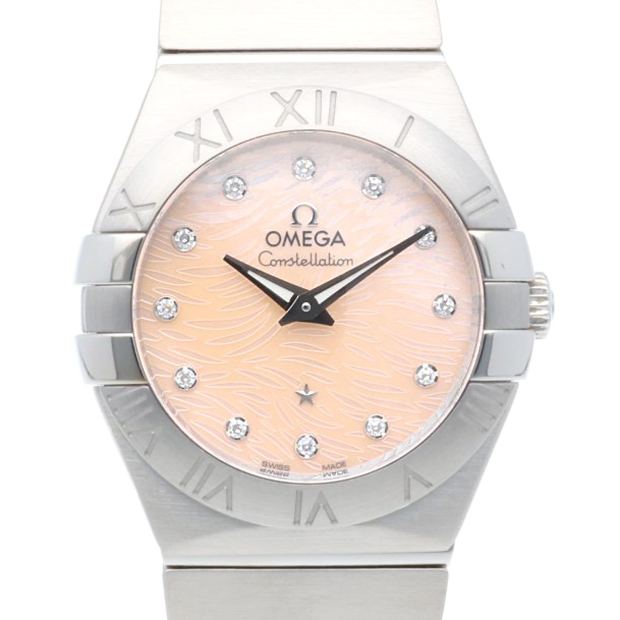 Omega Constellation watch, stainless steel, quartz movement, re-polished, 92257XXX, women's, pre-own