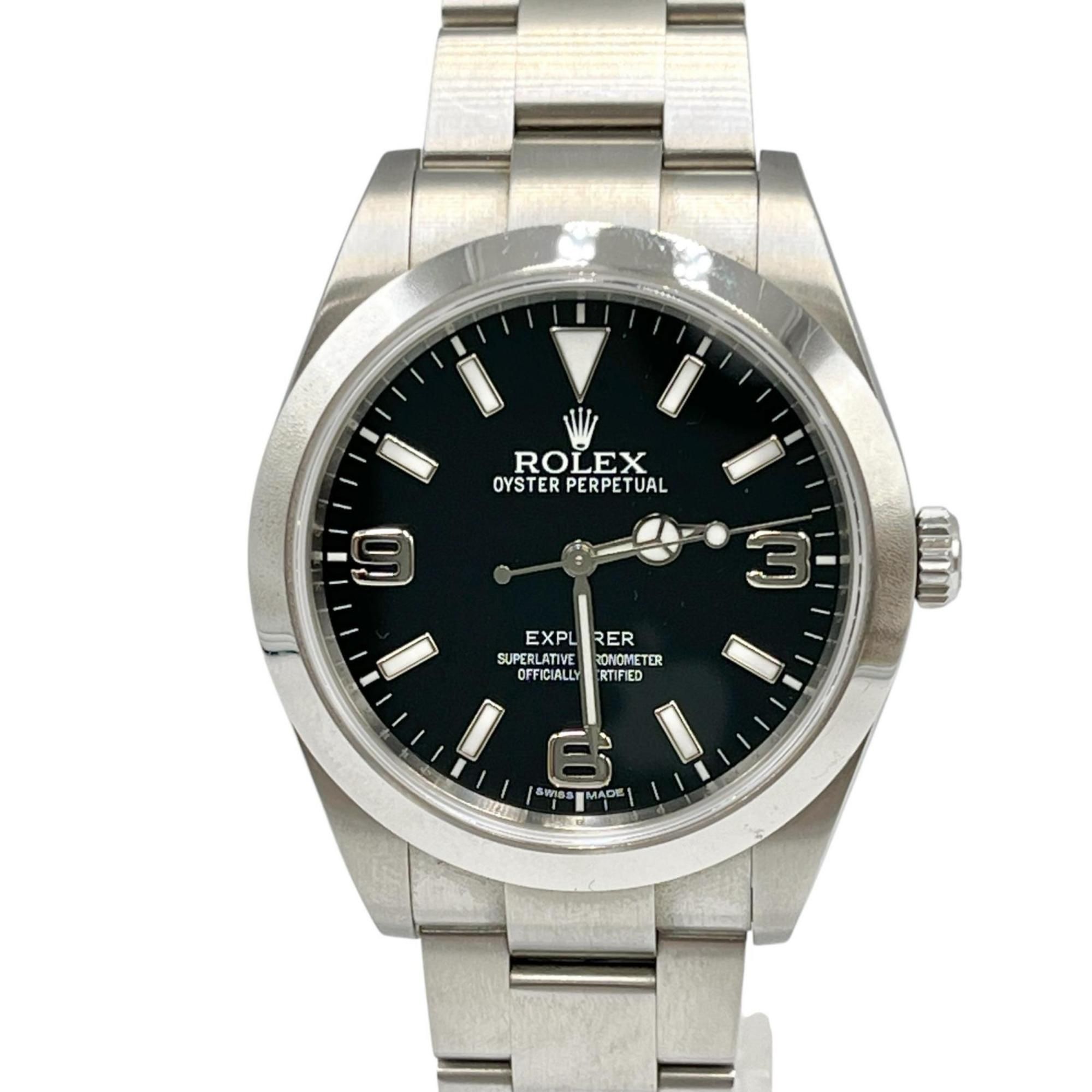 Rolex Explorer 1 Stainless Steel Men's Watch 214270