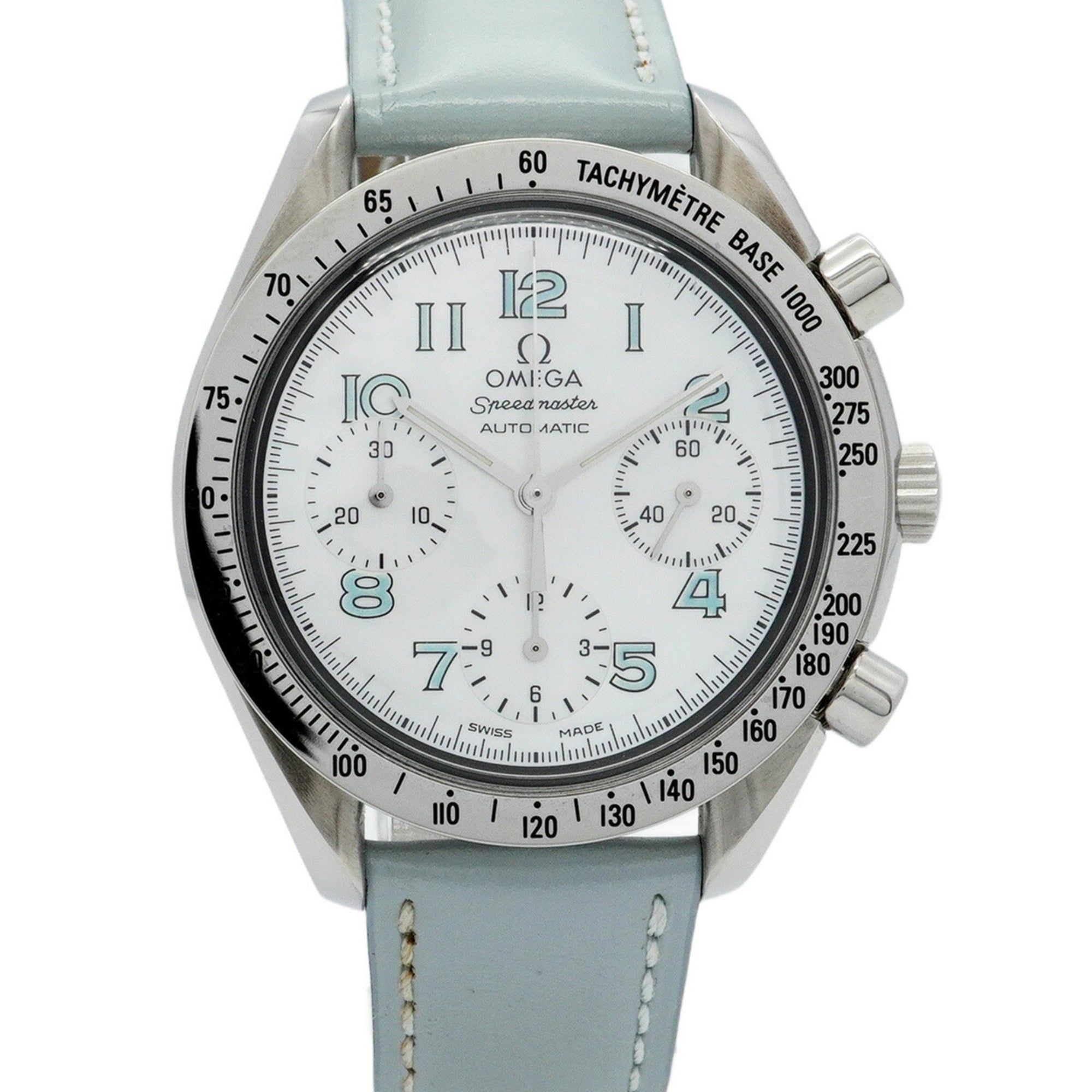 Omega Speedmaster 3802.71.53 White Dial Men's Watch