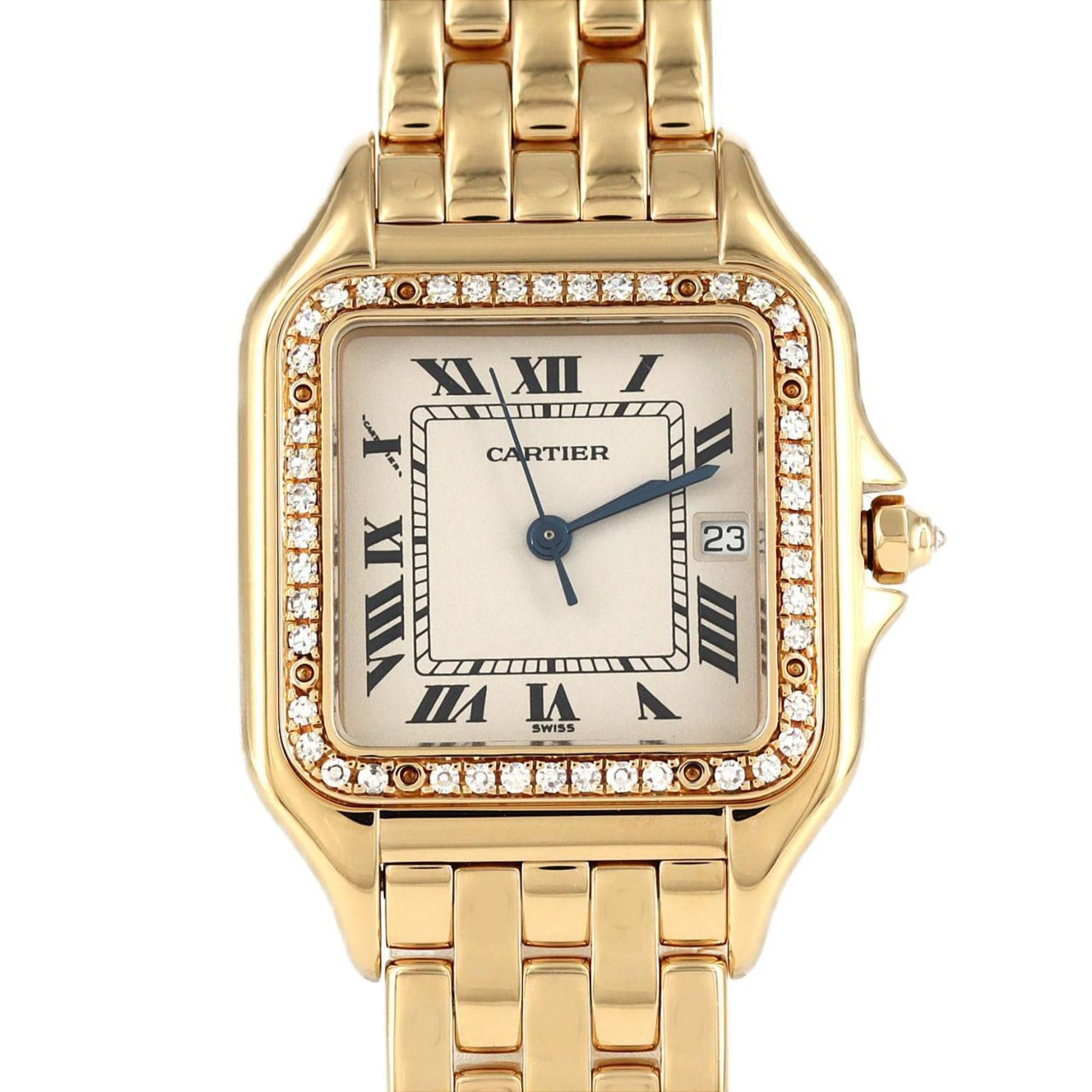 Cartier Panthere LM YG D WF4037B9 Quartz Watch