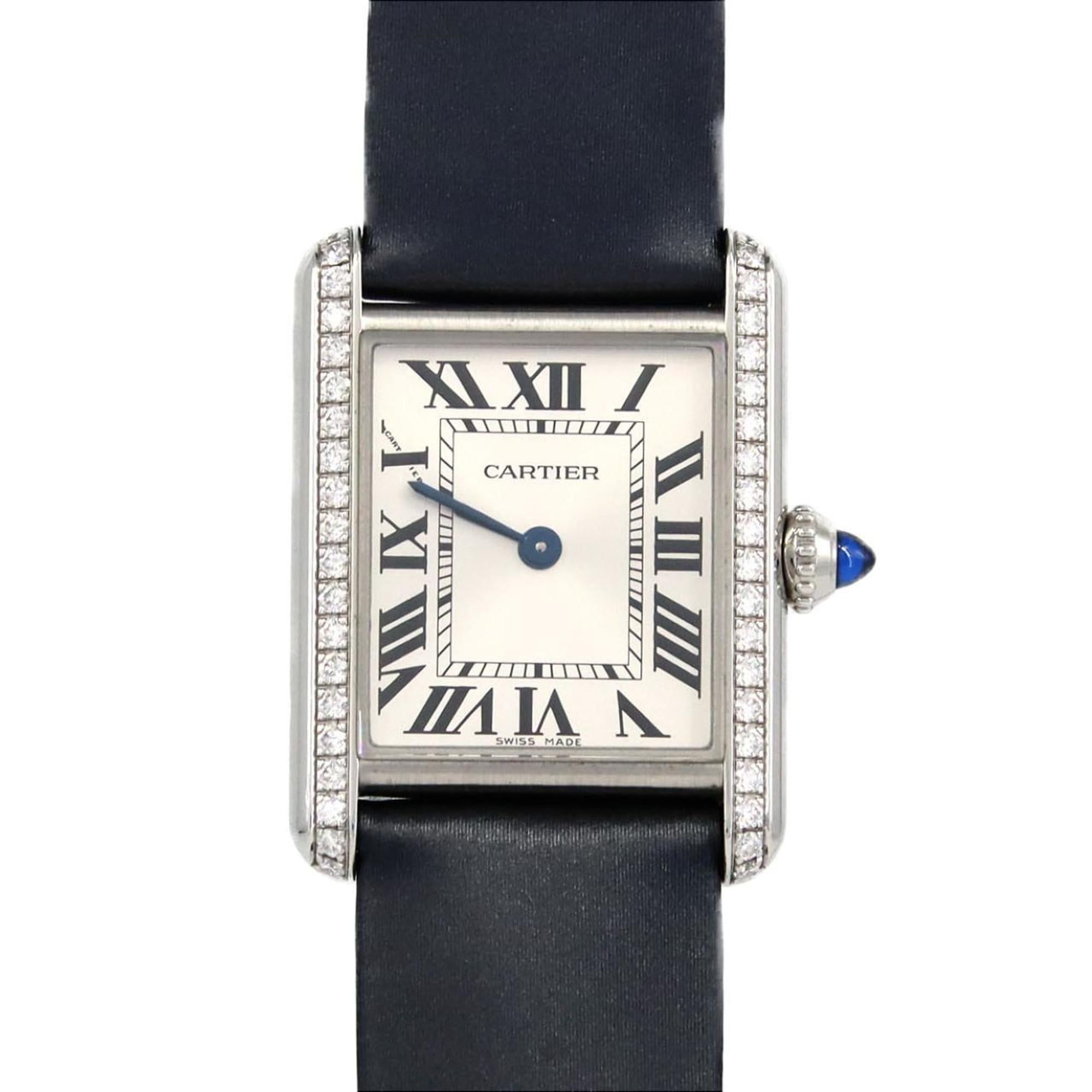 Cartier Tank Must SM D W4TA0016 Stainless Steel Quartz Watch