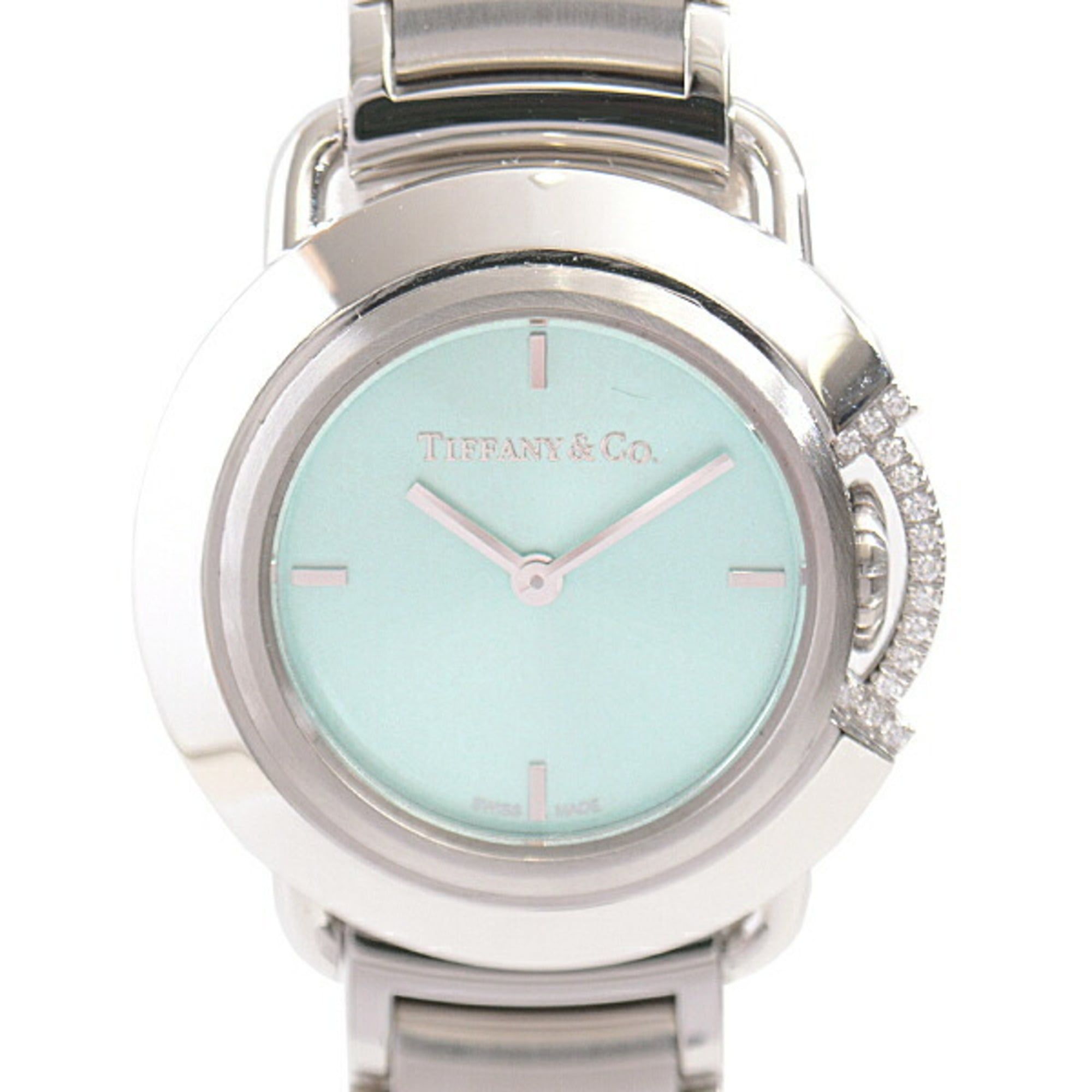 Tiffany Watch for Women, T, Limited Edition of 500, Diamond, Battery Operated, Blue Dial, SS TIFFANY