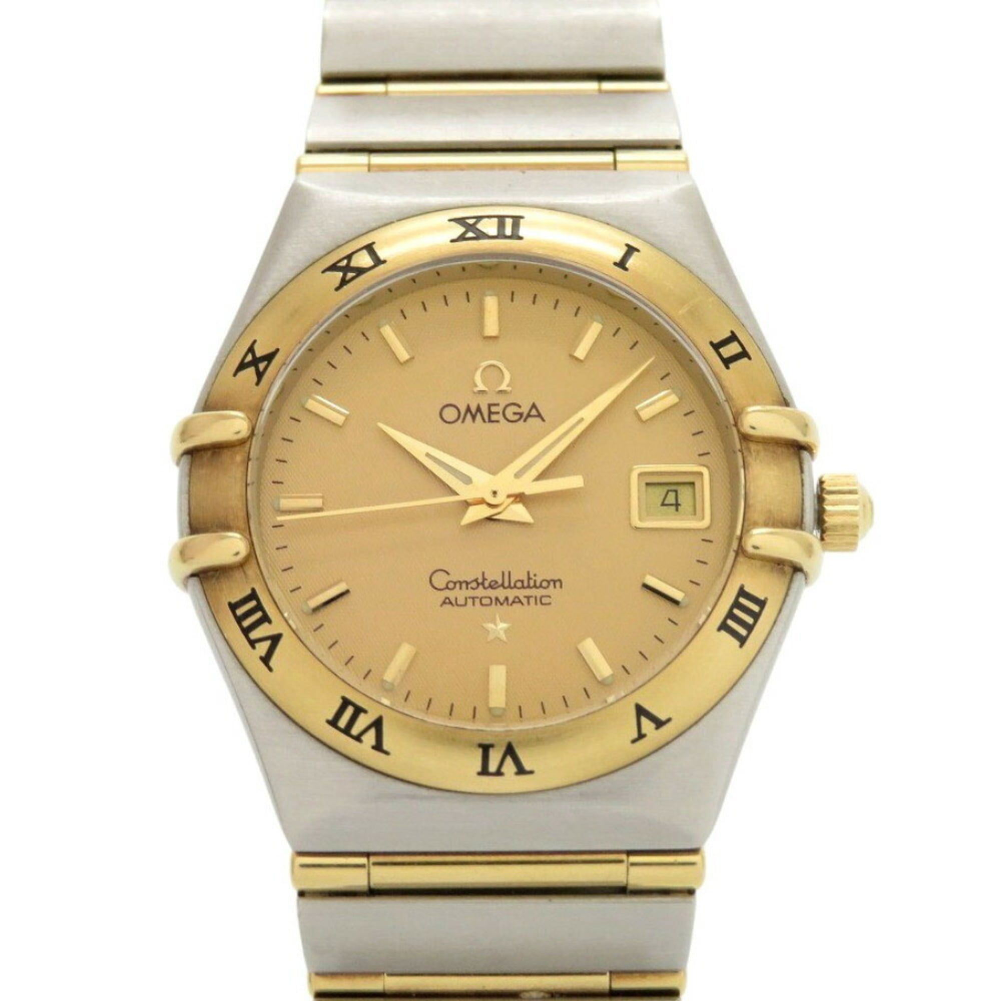 Omega Constellation Full Bar 1292.10 SS Gold Watch Automatic 0038OMEGA