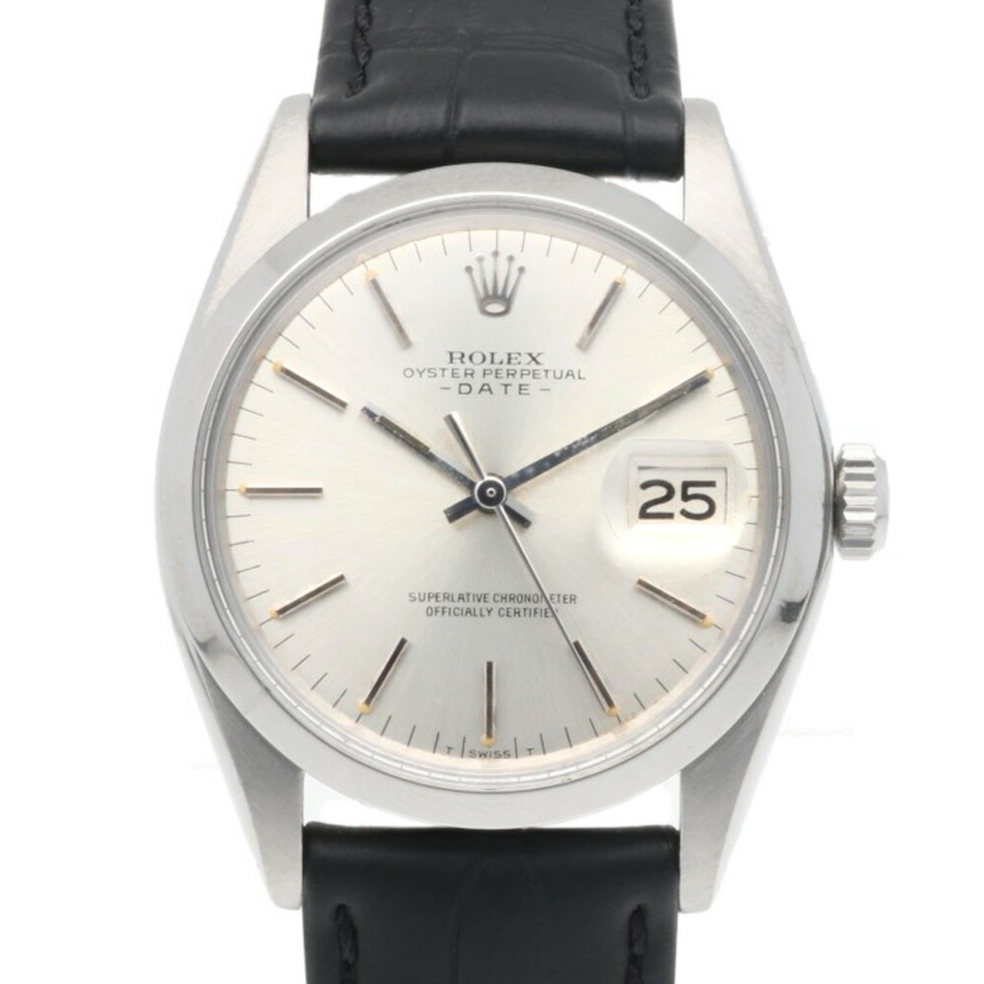 Rolex Date Oyster Perpetual Watch Stainless Steel 1500 Automatic Men's ROLEX No. 31 1970 Model Overh