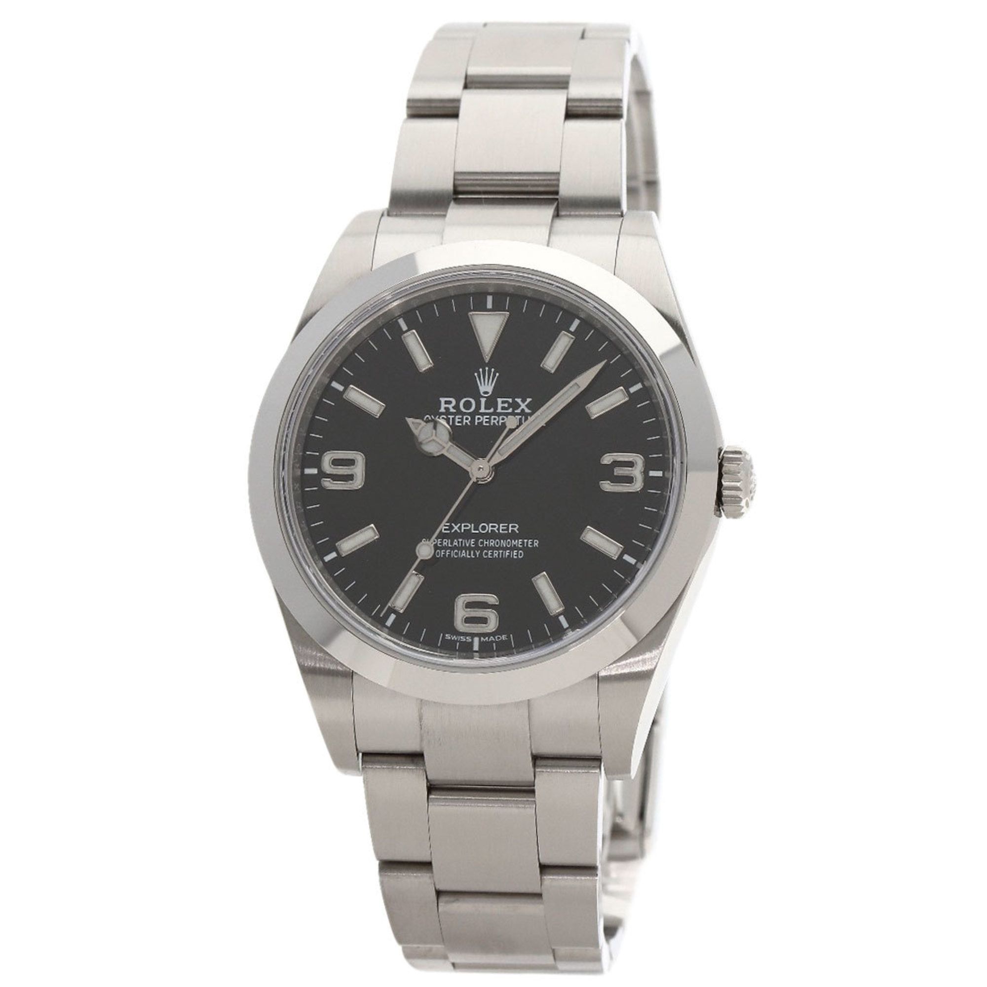 Rolex Explorer 1 Late Model 214270 Stainless Steel Men's Watch ROLEX