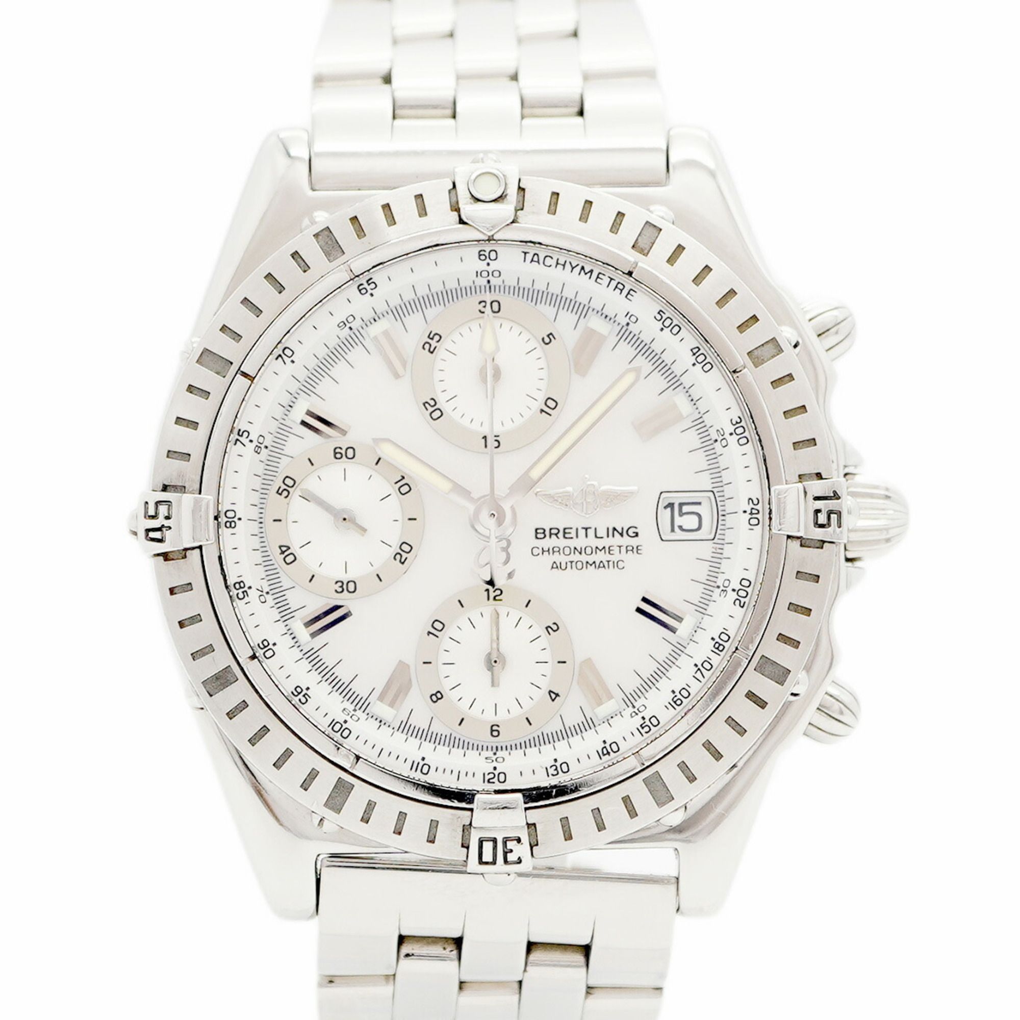 Breitling Chronomat A13352 White Dial Men's Watch