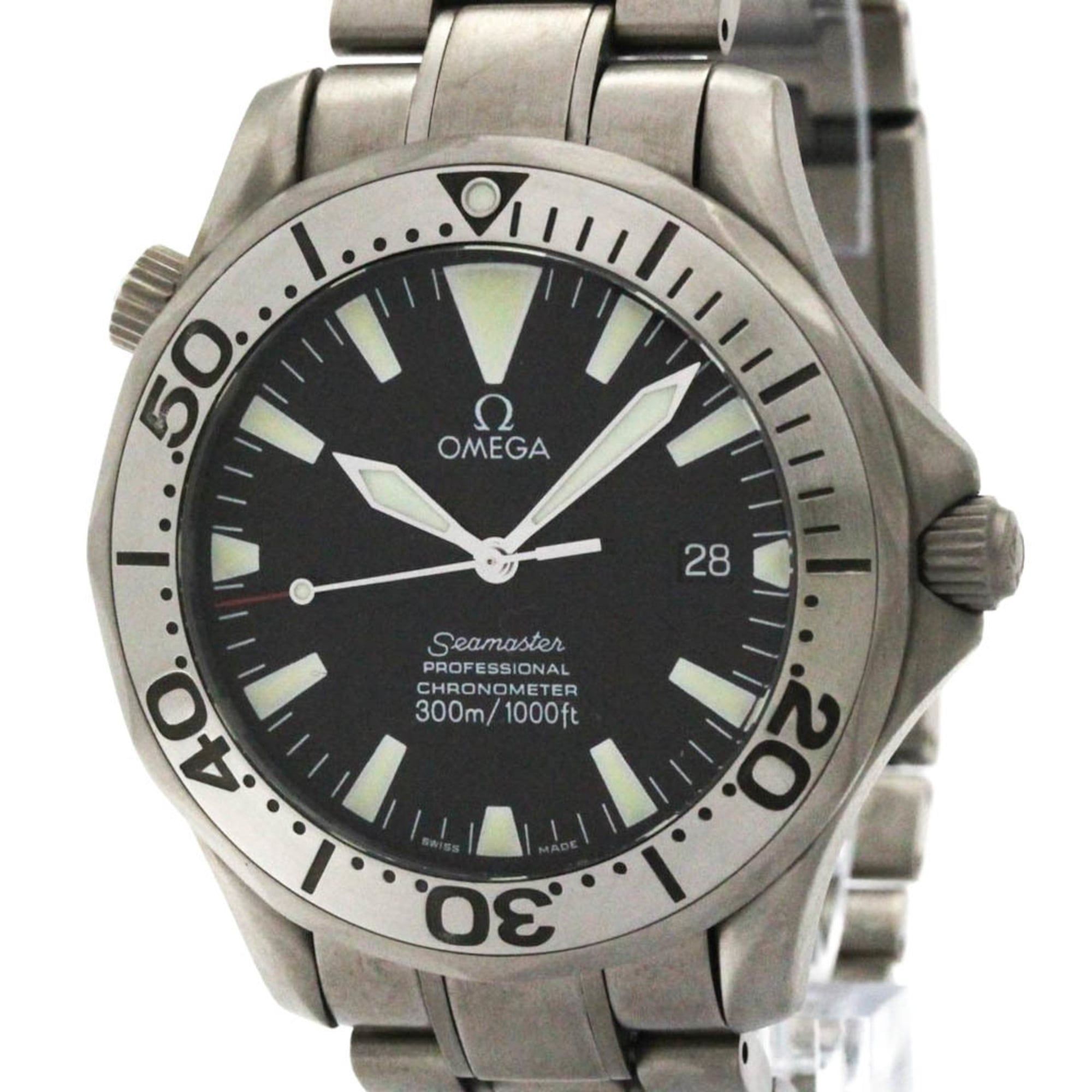 OMEGA Seamaster Professional 300M Titanium Mens Watch 2231.50 Polished
