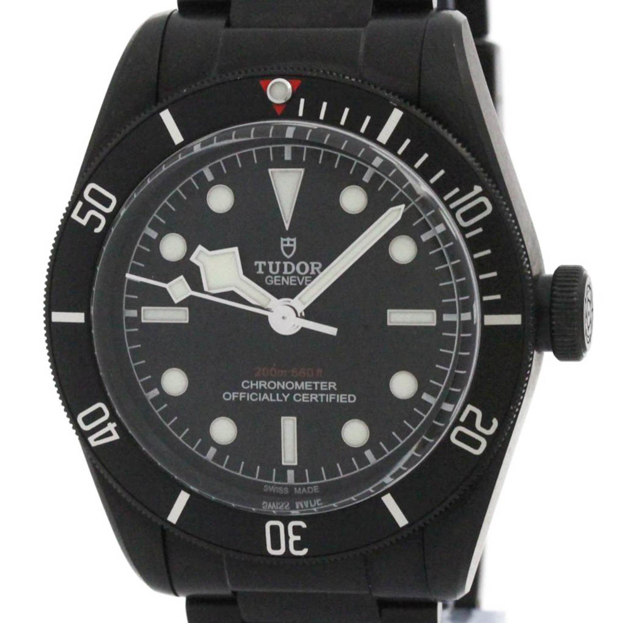 TUDOR Helitage Black Bay Dark Steel Automatic Mens Watch 79230DK