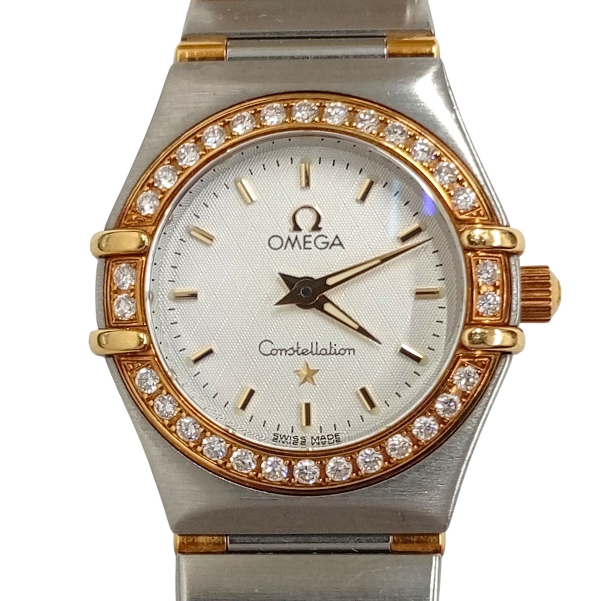 OMEGA Constellation Diamond Bezel Ref.895.1203 Two-tone Cal.1456 Wristwatch