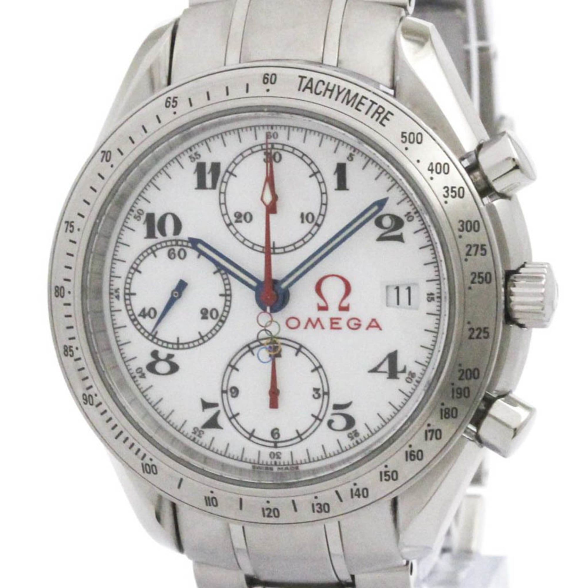 OMEGA Speedmaster Olympic Steel Watch 323.10.40.40.04.001 Polished