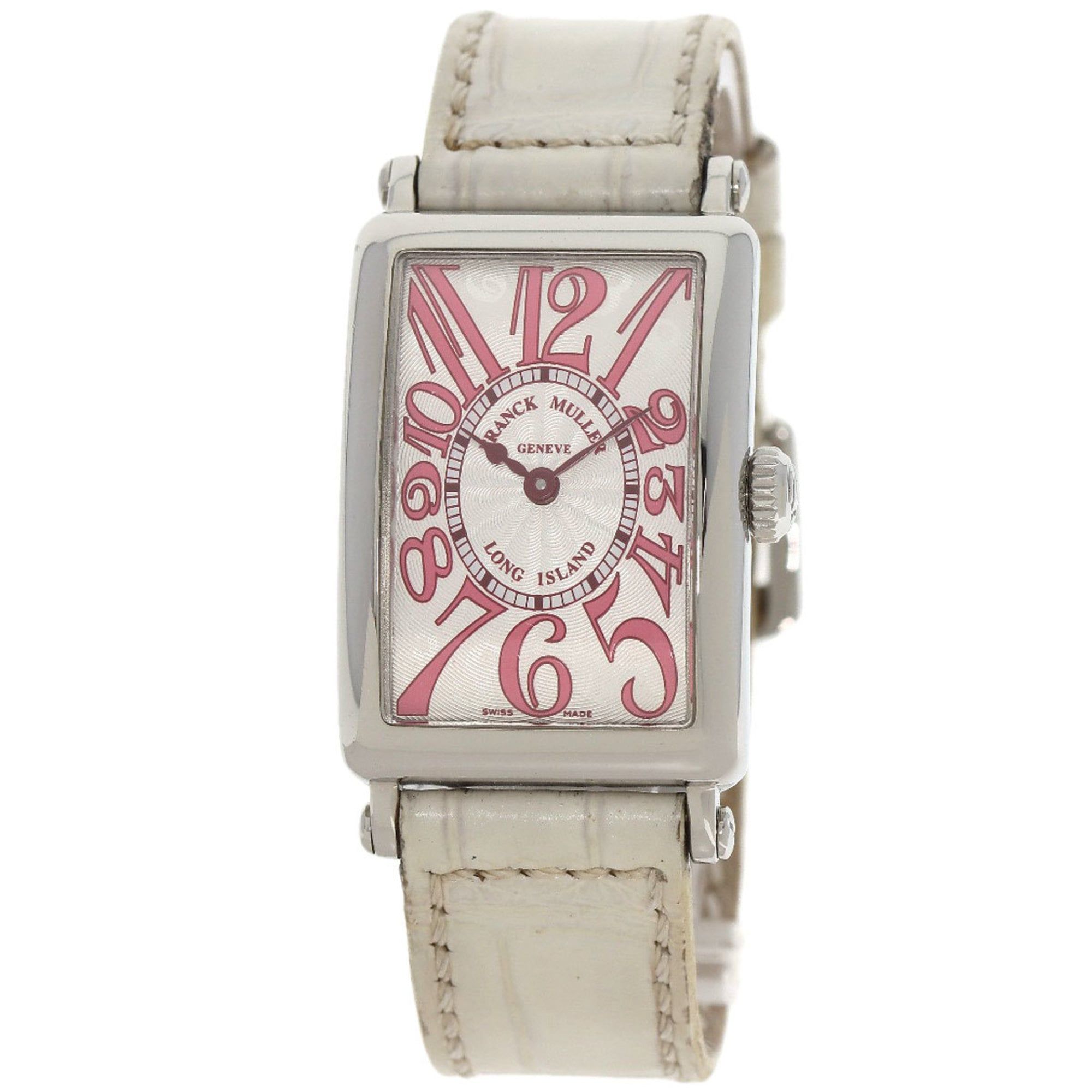 Franck Muller 902J Long Island Japan Limited Edition 500 pieces Stainless Steel Leather Ladies Watch
