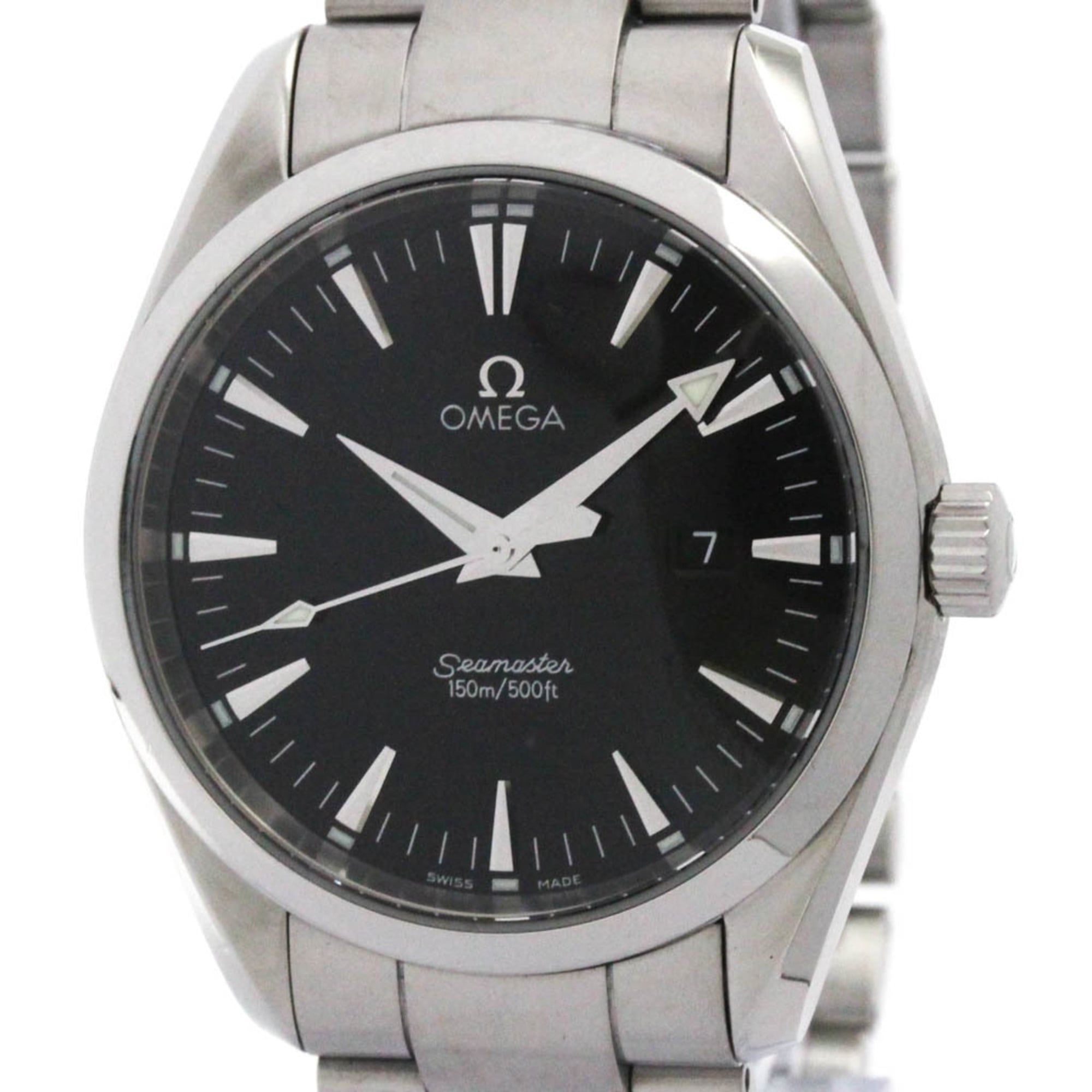 OMEGA Seamaster Aqua Terra Steel Quartz Mens Watch 2517.50 Polished