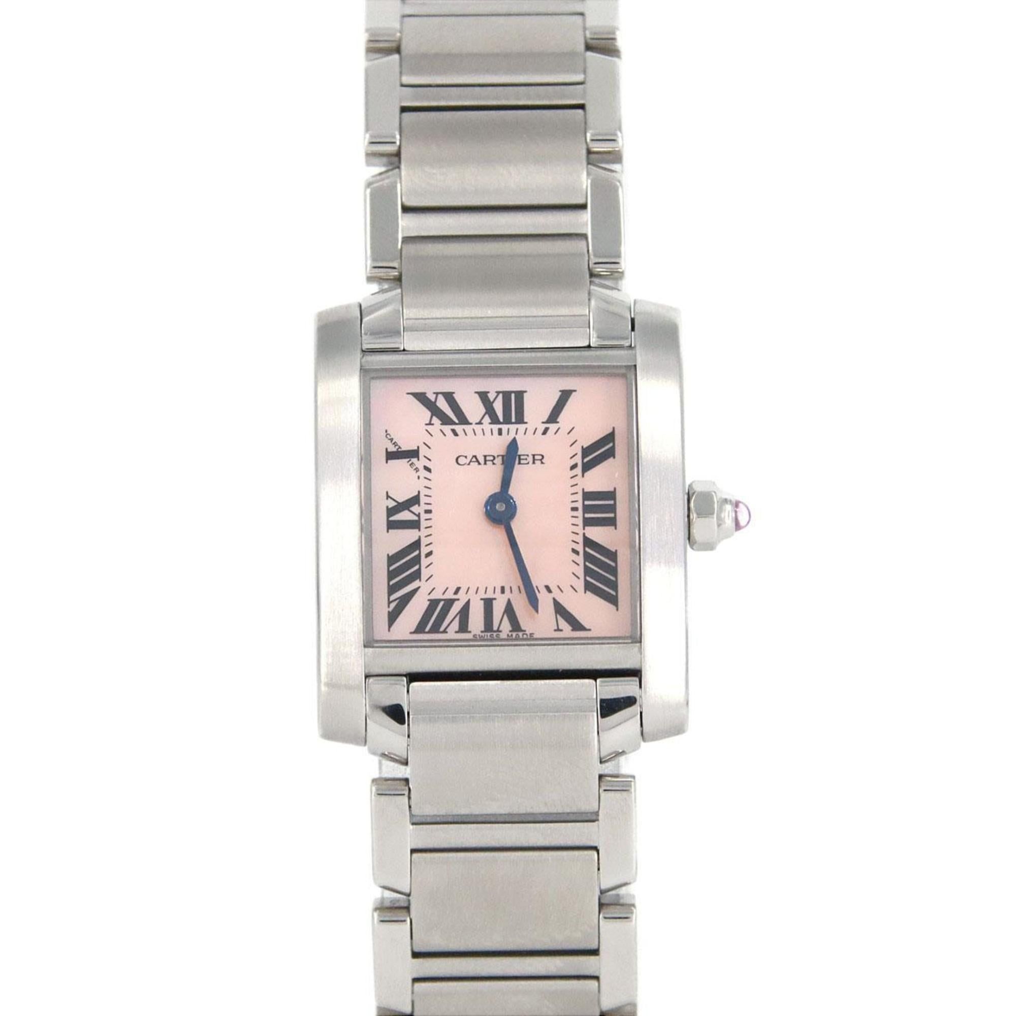 Cartier Tank Francaise SM W51028Q3 SS Wristwatch Quartz