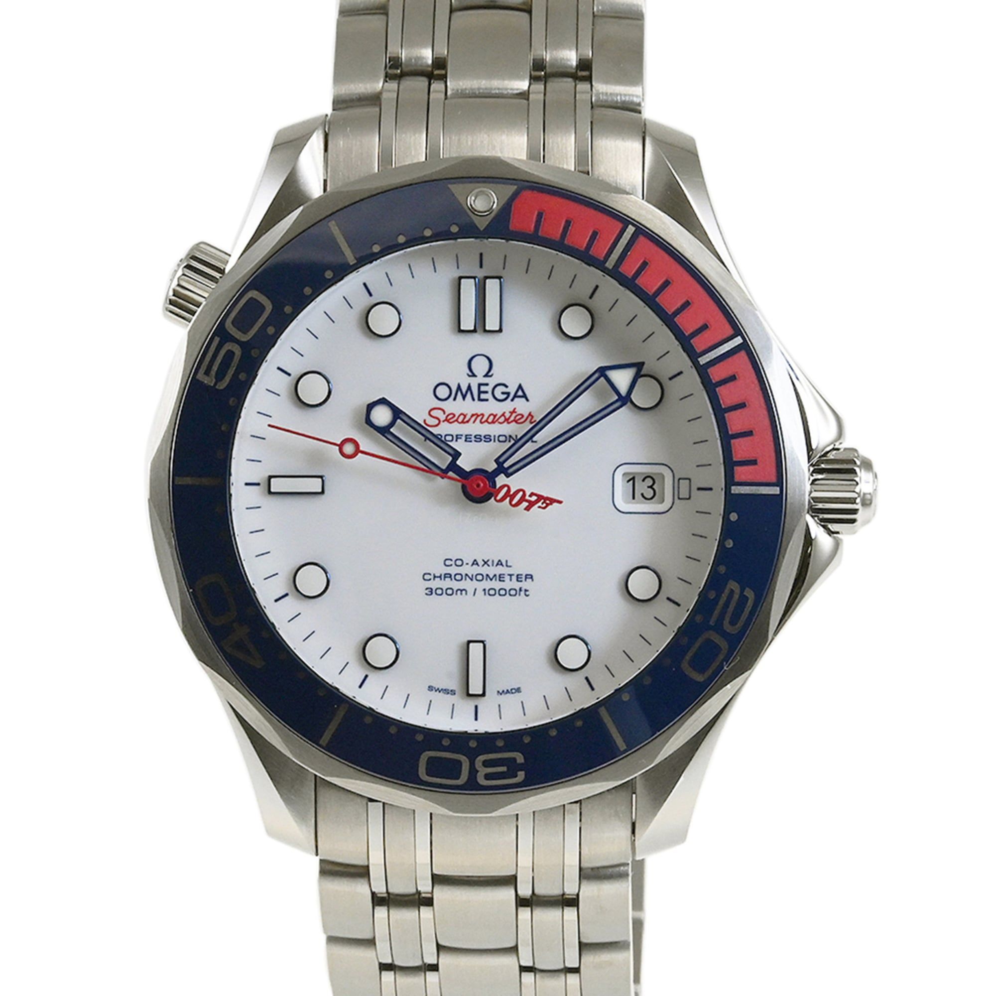 OMEGA Seamaster Diver 300M Co-Axial 41MM Commander Watch World Limited Edition 7007 212.32.41.20.04.