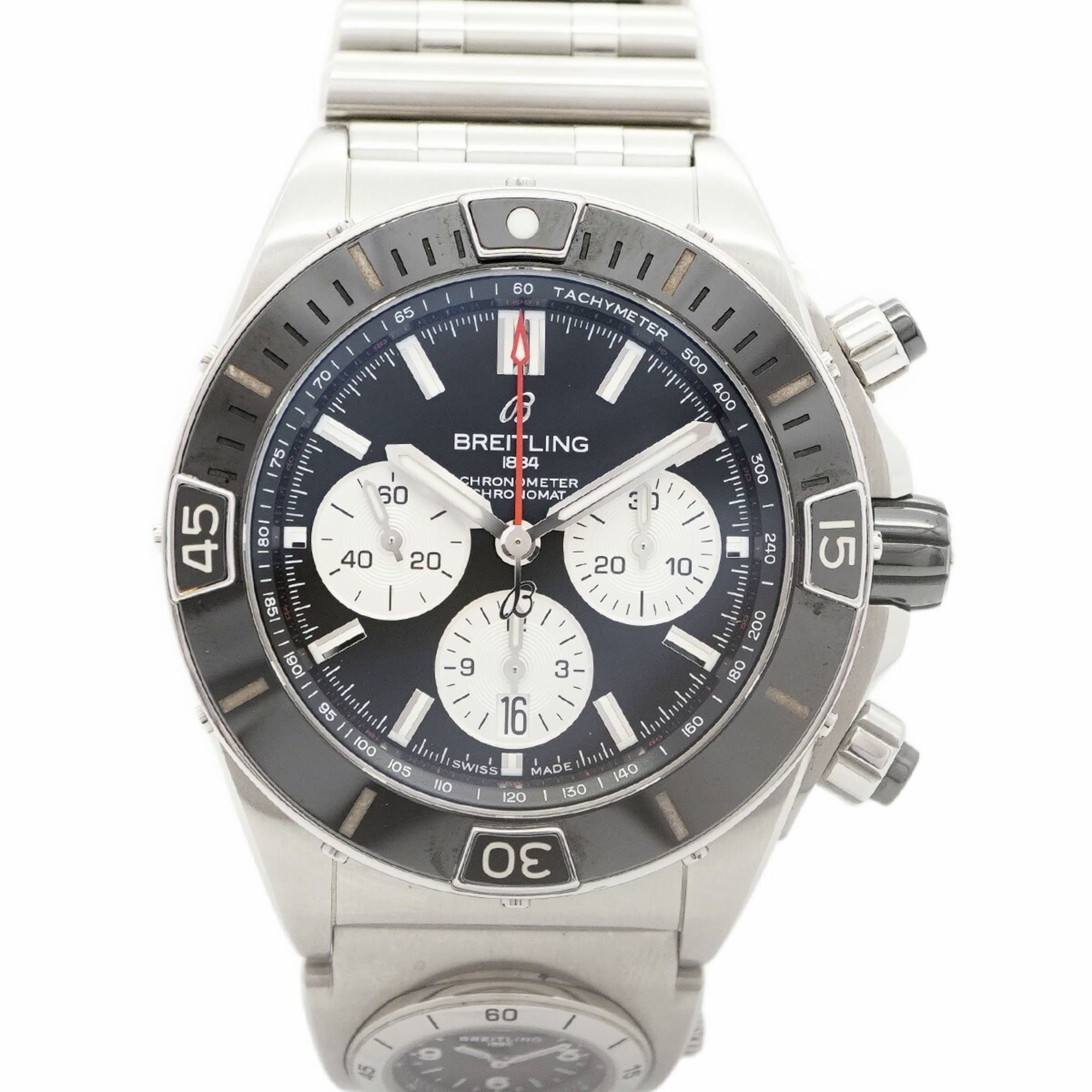 Breitling Super Chronomat AB0136 Black Dial Men's Watch