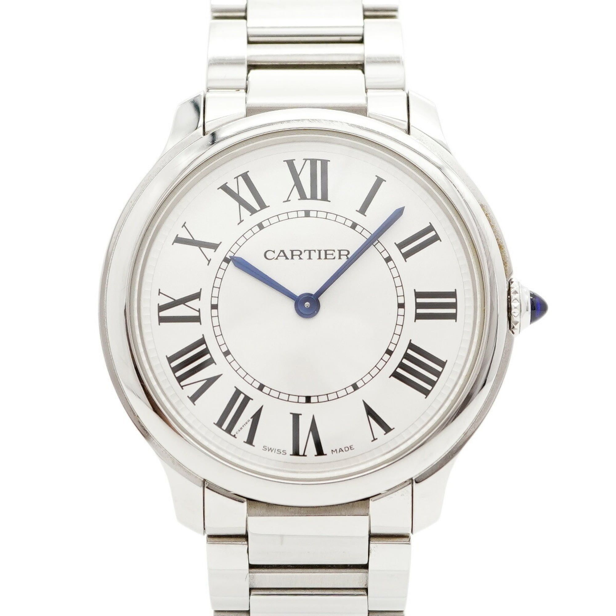 Cartier Ronde Must WSRN0034 Silver Dial Boys' Watch