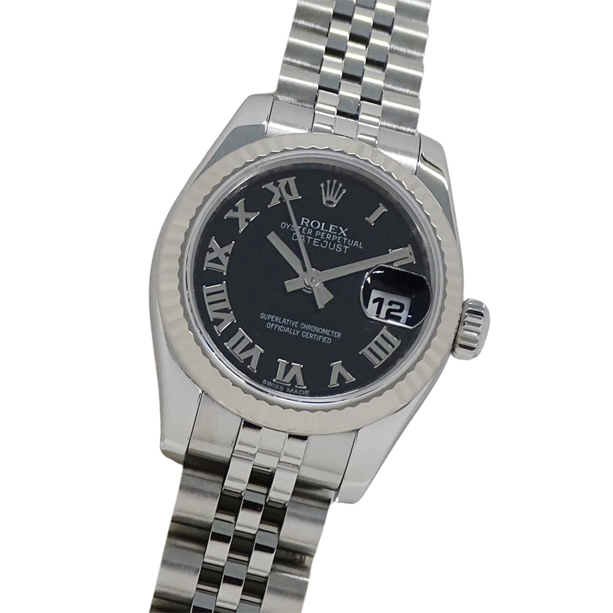 Rolex ROLEX Datejust 179174 Random Number Wristwatch Ladies Brand Automatic AT Stainless Steel SS Wh