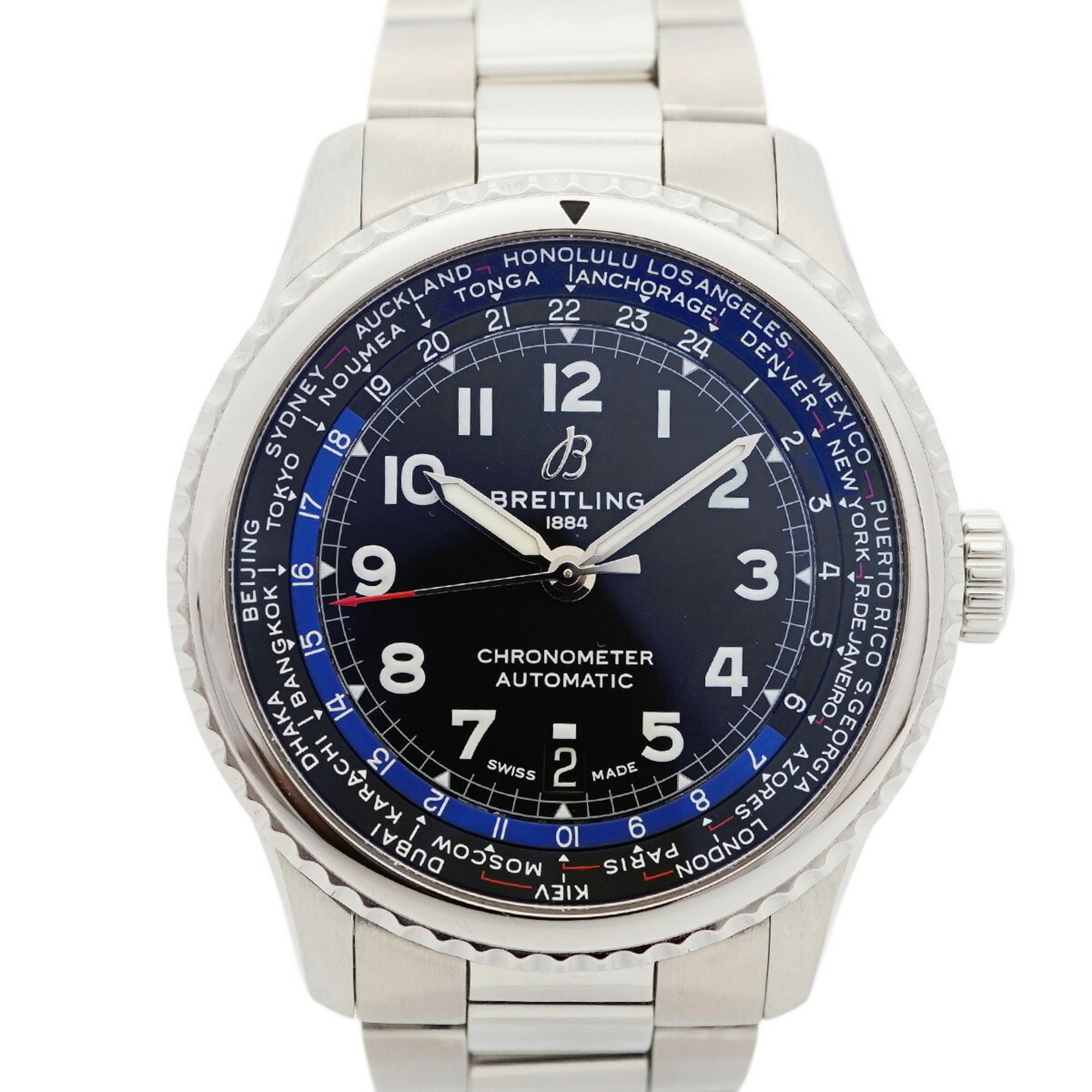 Breitling Aviator 8 AB3521 Black Dial Men's Watch
