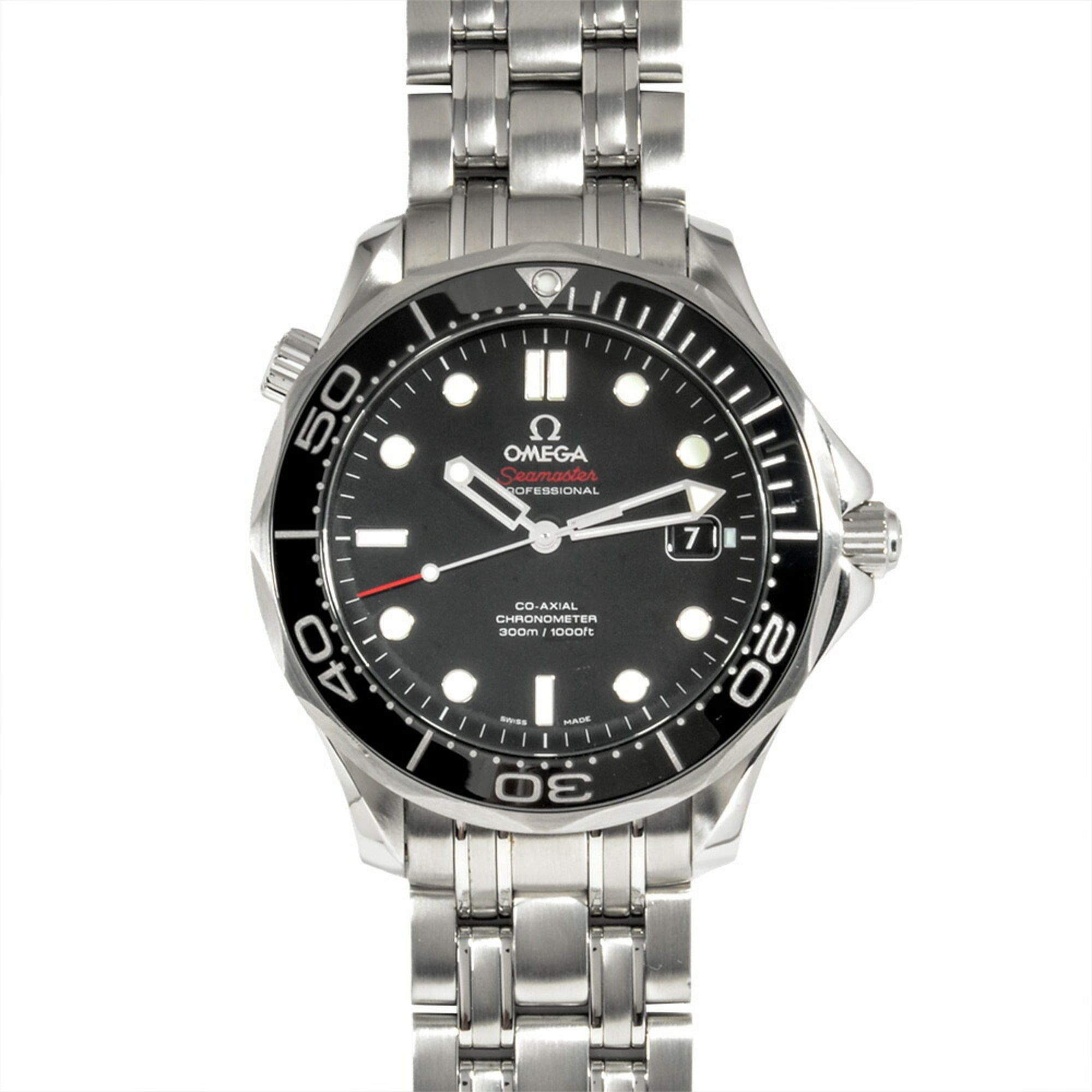 OMEGA 212.30.41.20.01.00?3 Seamaster Diver 300m Automatic Watch, Black Dial, Men's