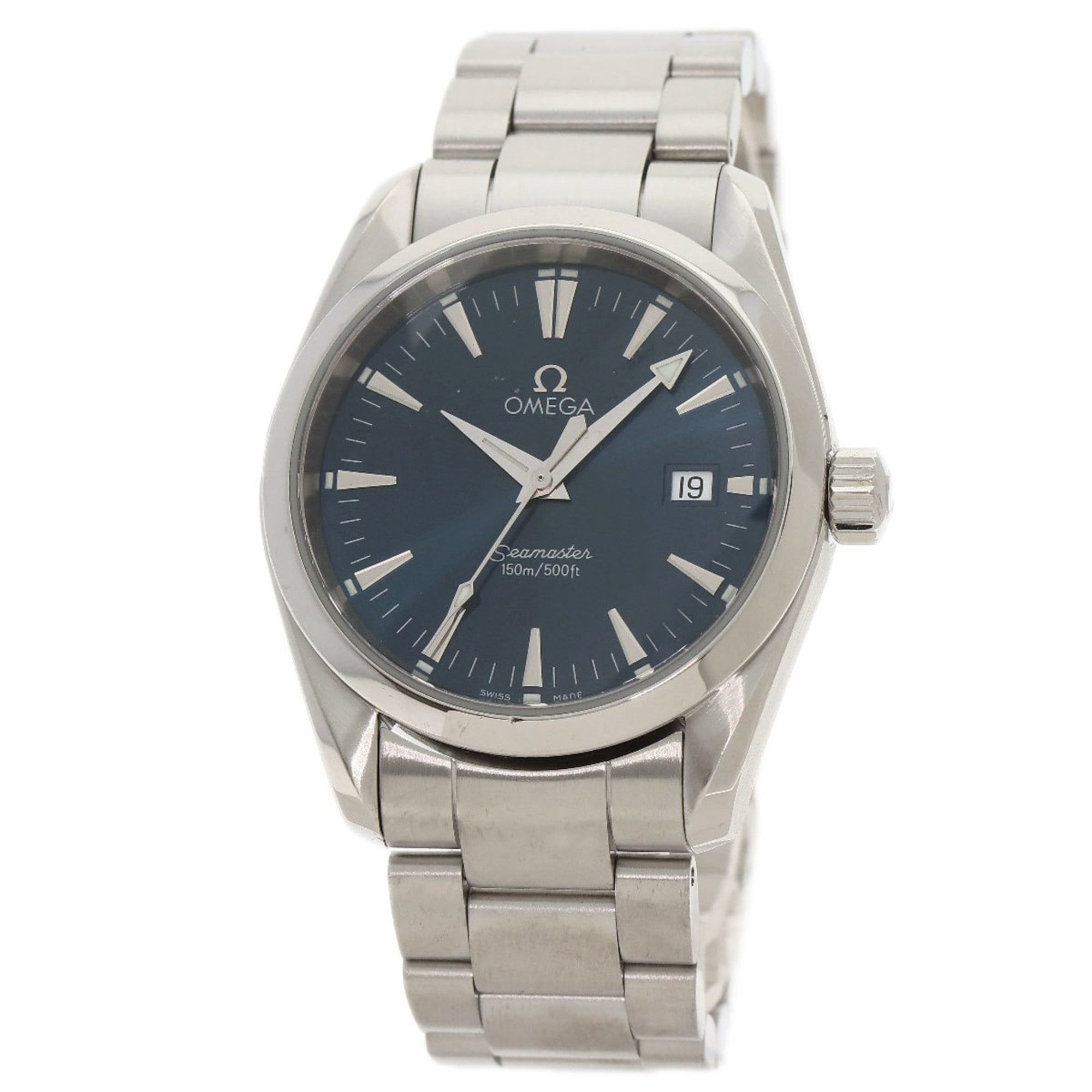 Omega 2518.80 Seamaster Aqua Terra Watch Stainless Steel SS Men's