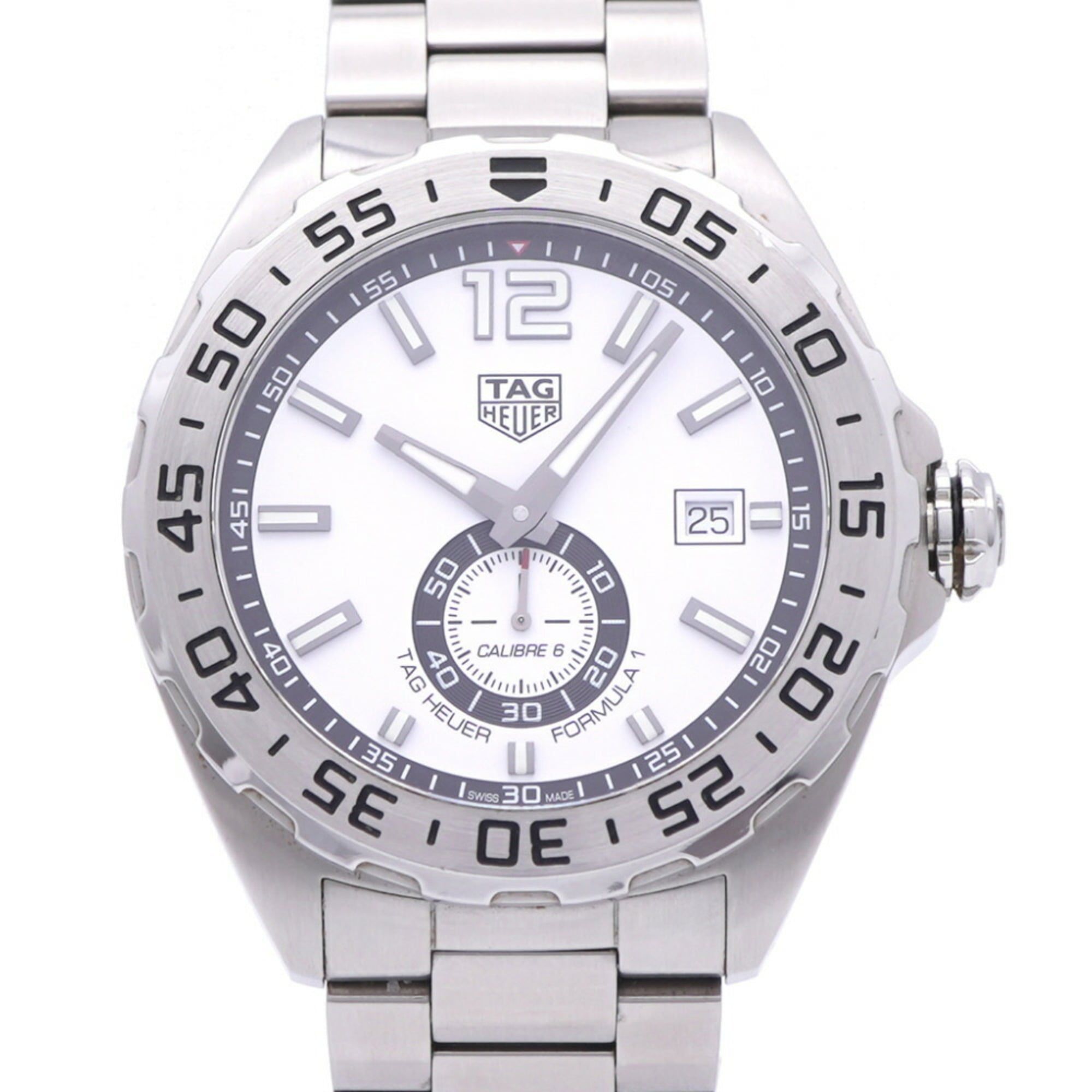 TAG Heuer Formula 1 Calibre 6 WAZ2013.BA0842 Automatic Watch Stainless Steel White Dial 0970TAG HEUE