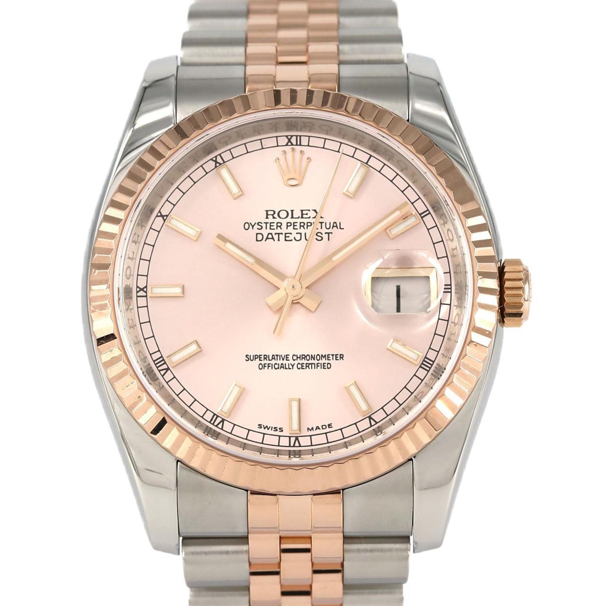 Rolex Datejust 116231 SSxPG Automatic Watch D Serial
