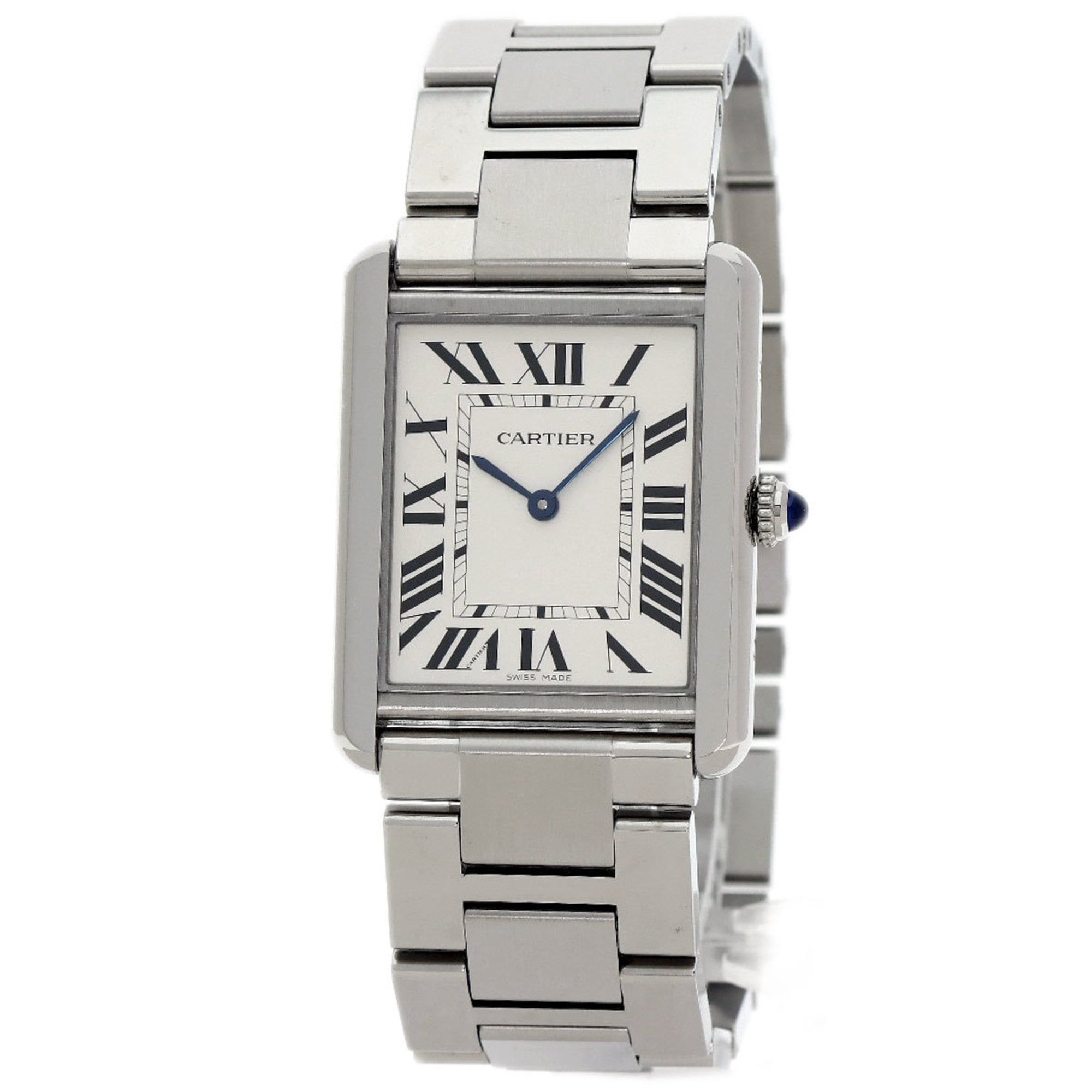 Cartier Tank Solo LM W5200014 Stainless Steel/SS Men's Watch
