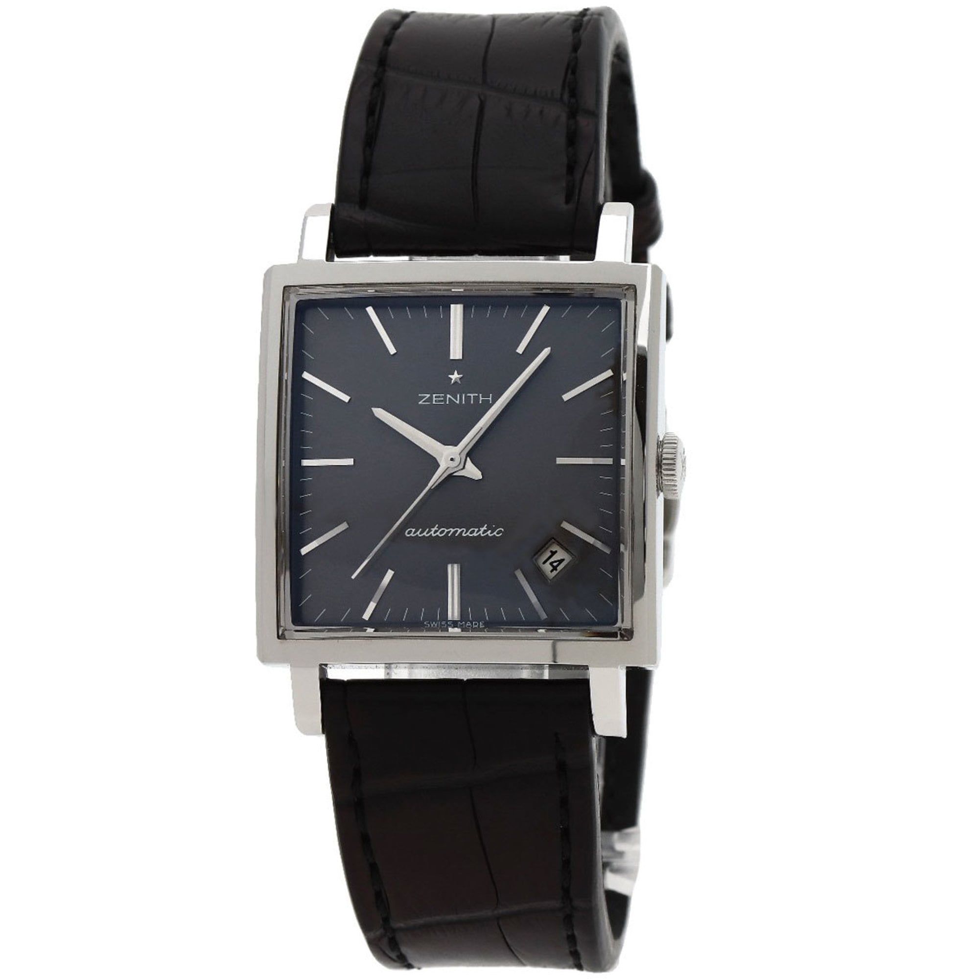 Zenith 03.1965.670/91.C591 New Vintage 1965 Men's Watch in Stainless Steel and Leather