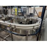 Nercon Single File Stainless Steel Frame Conveyor with Drive, Approx 4.5" W x 30' L | Rig Fee $200