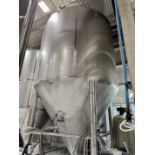 2021 QTS 400 BBL Jacketed Fermentation Tank (15,500 Gal Max Cap) | Rig Fee $3500 Legs Cut to removal
